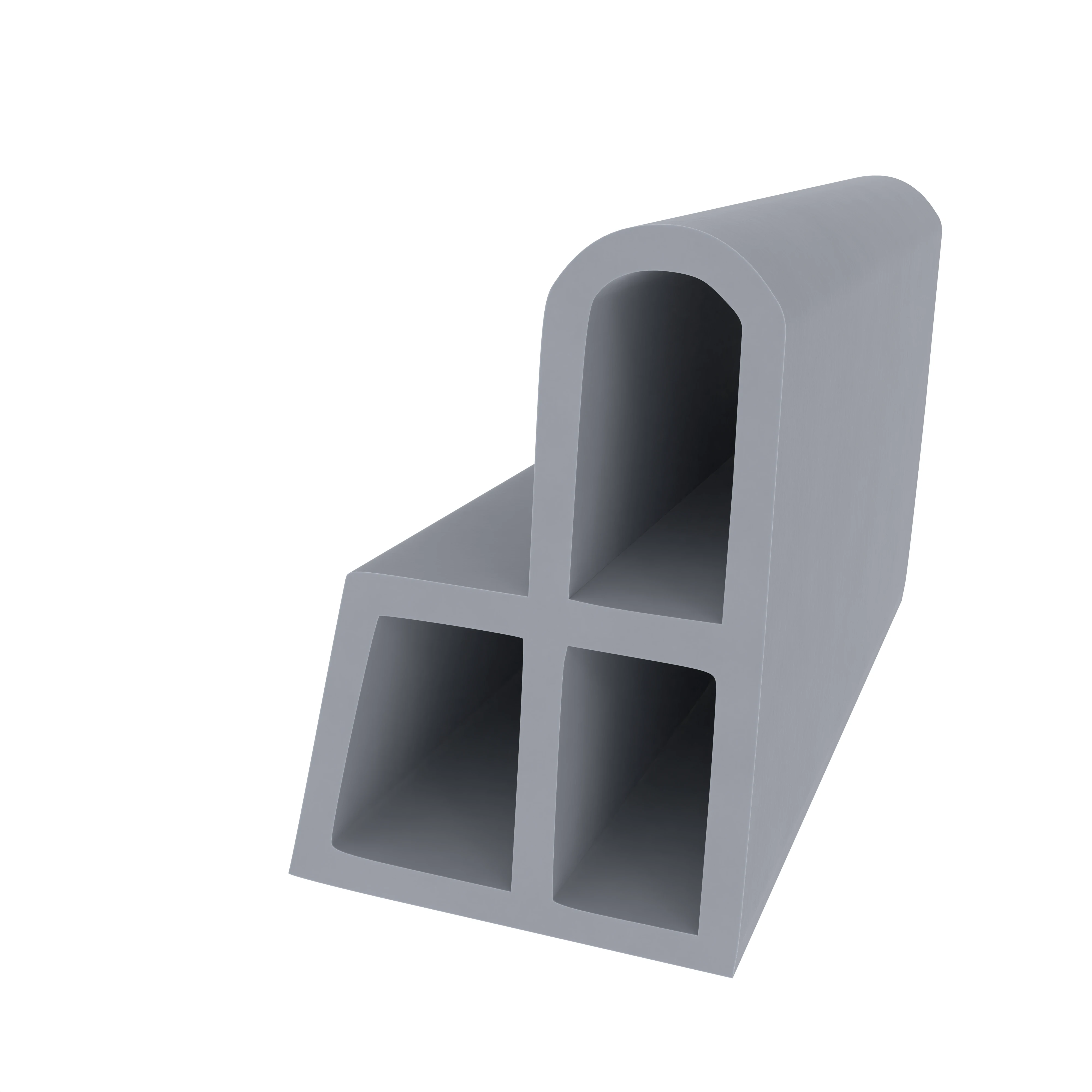 Stahlzargendichtung für Stahltüren | 17 mm Höhe | Farbe: grau