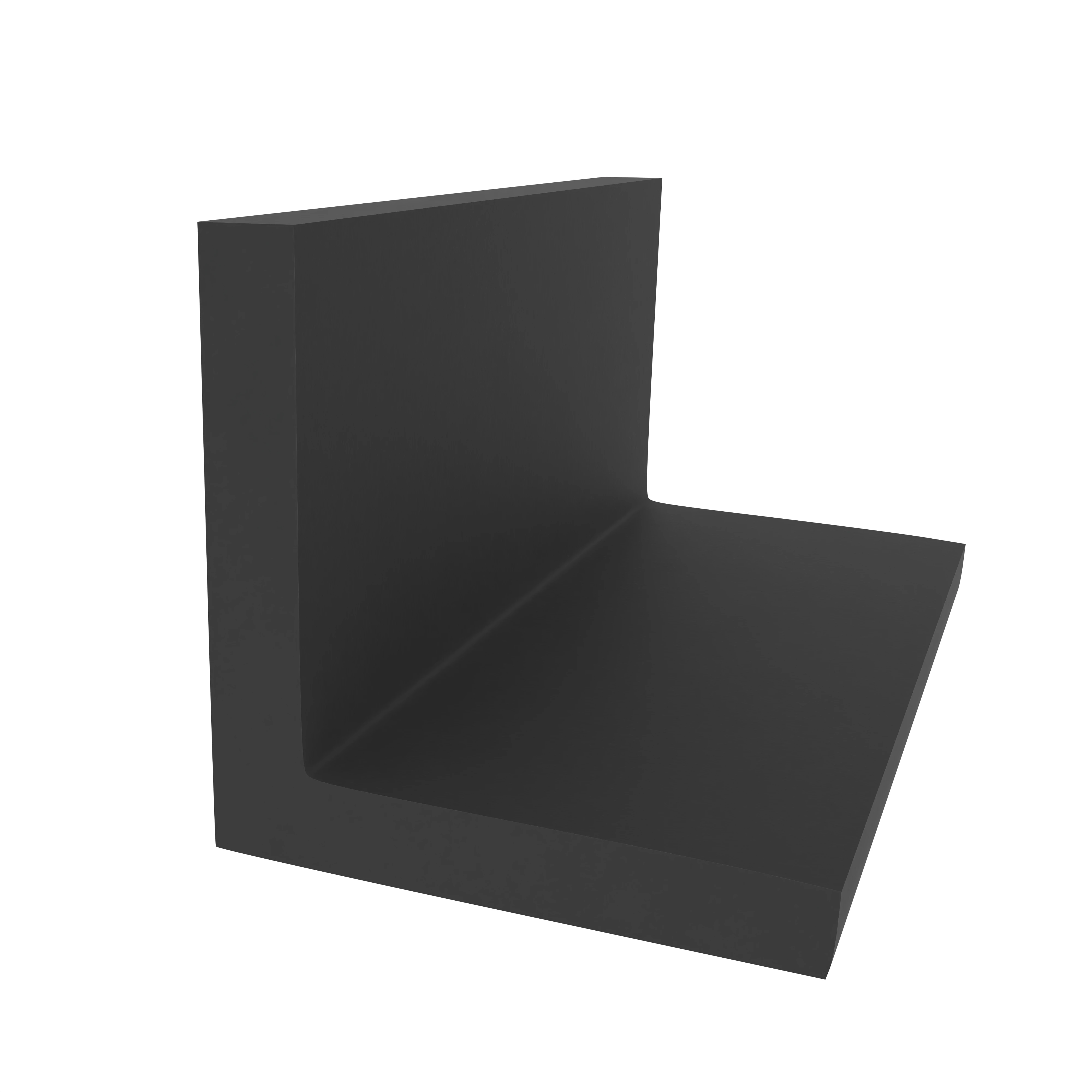 Winkelprofil für Kanten | Schenkelmaß: 12 x 12 mm  | Farbe: schwarz