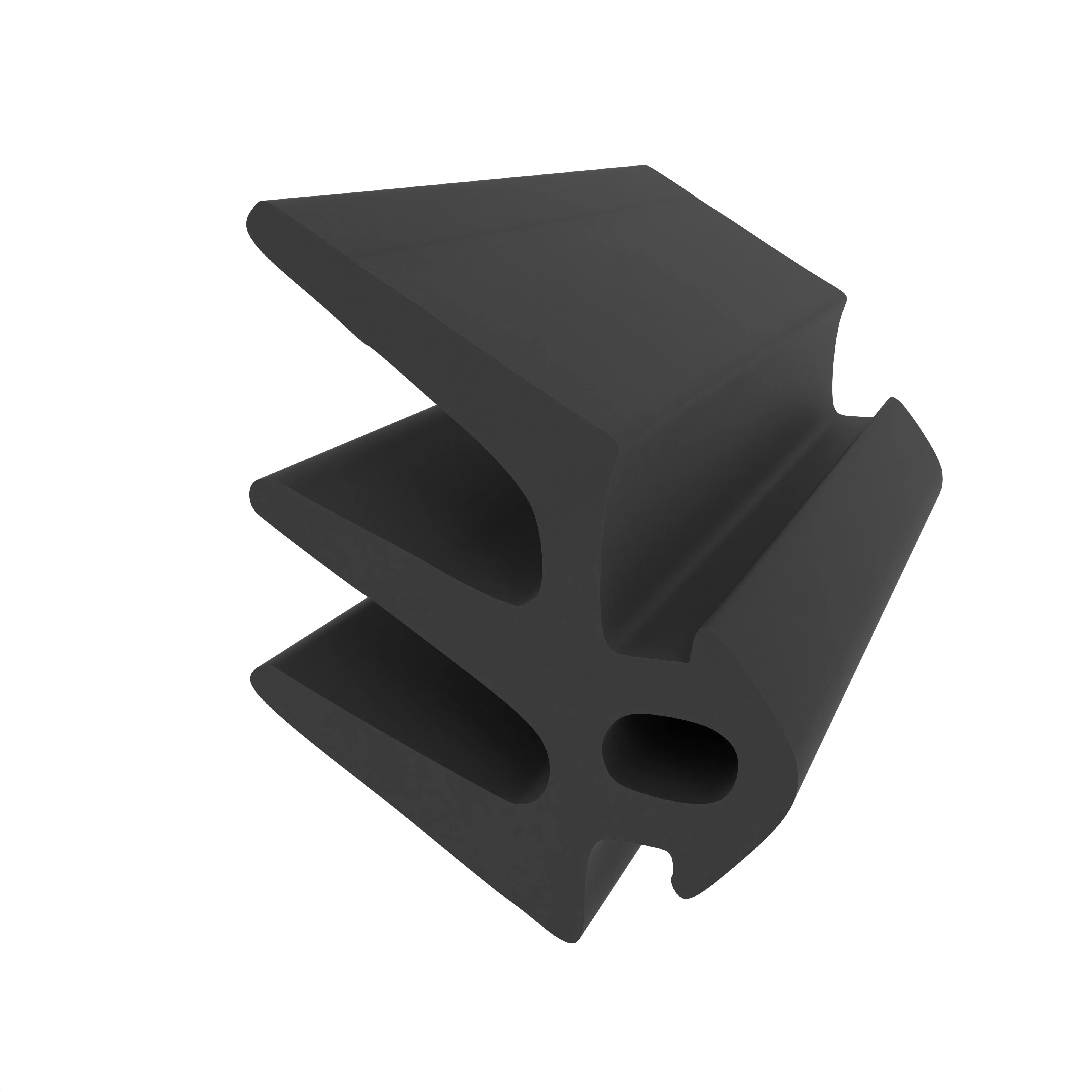 Verglasungsdichtungen - Verglasungsdichtung für Fenster | 10 mm Breite | Farbe: schwarz