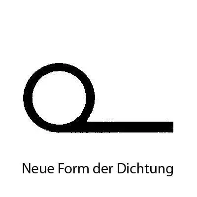 Stahlzargendichtung für Stahlzargen | 25 mm Breite | Farbe: grau