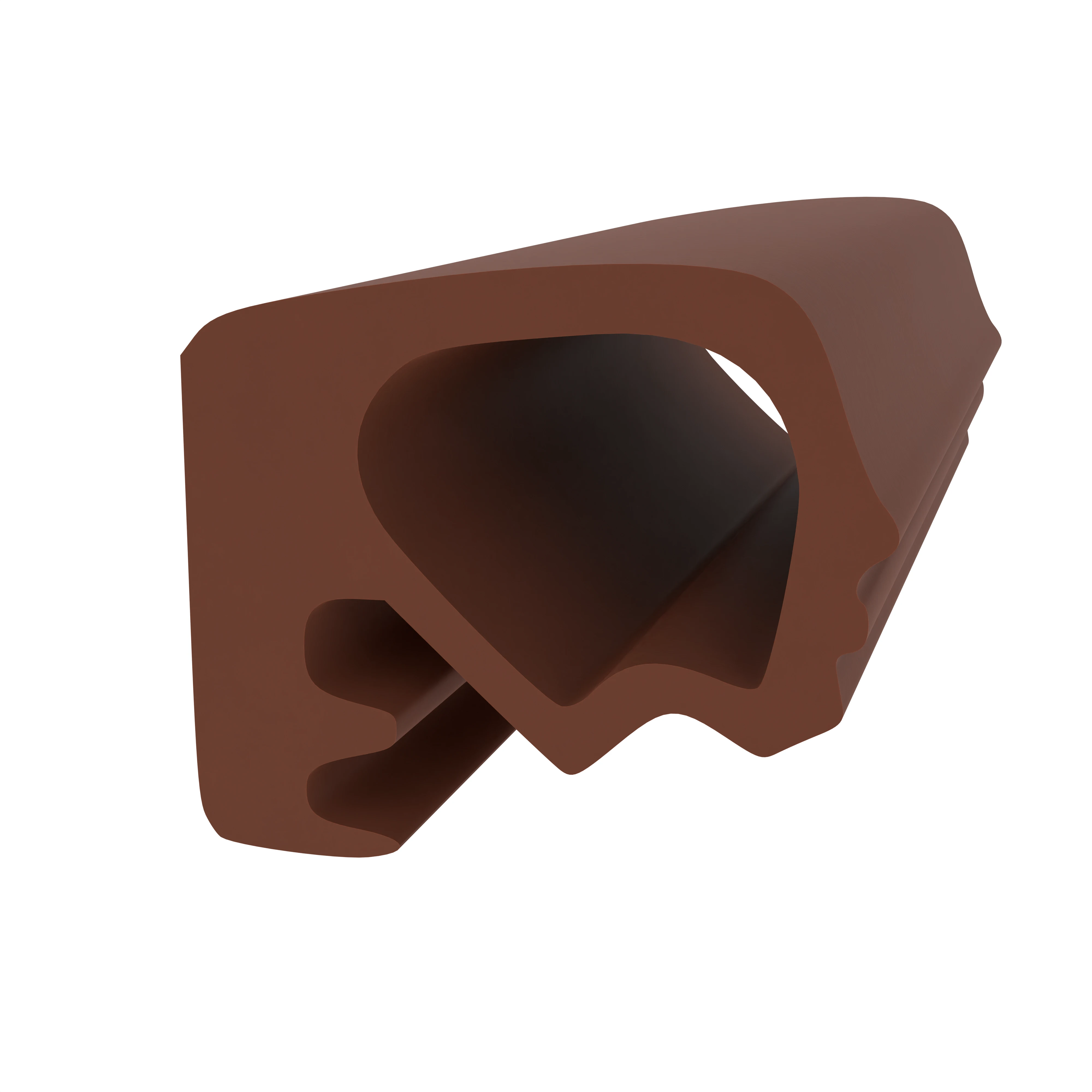 Überschlagdichtung für Holzfenster | Höhe: 7,3 mm | Farbe: braun Überschlagdichtung für Holzfenster | Höhe: 7,3 mm | Farbe: braun