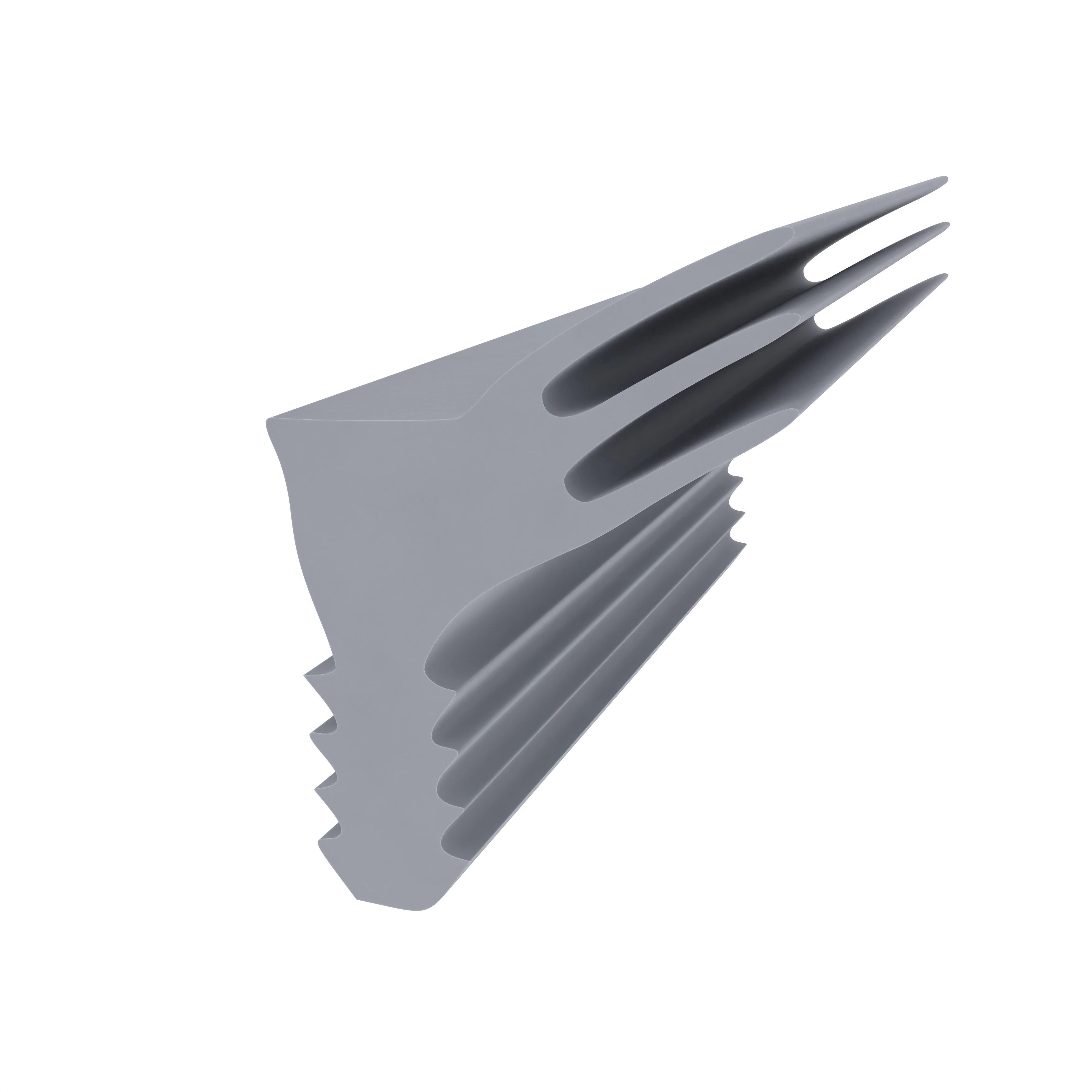 Hebeschiebetürdichtung | Höhe: 13,3 mm | Farbe: grau Hebeschiebetürdichtung | Höhe: 13,3 mm | Farbe: grau