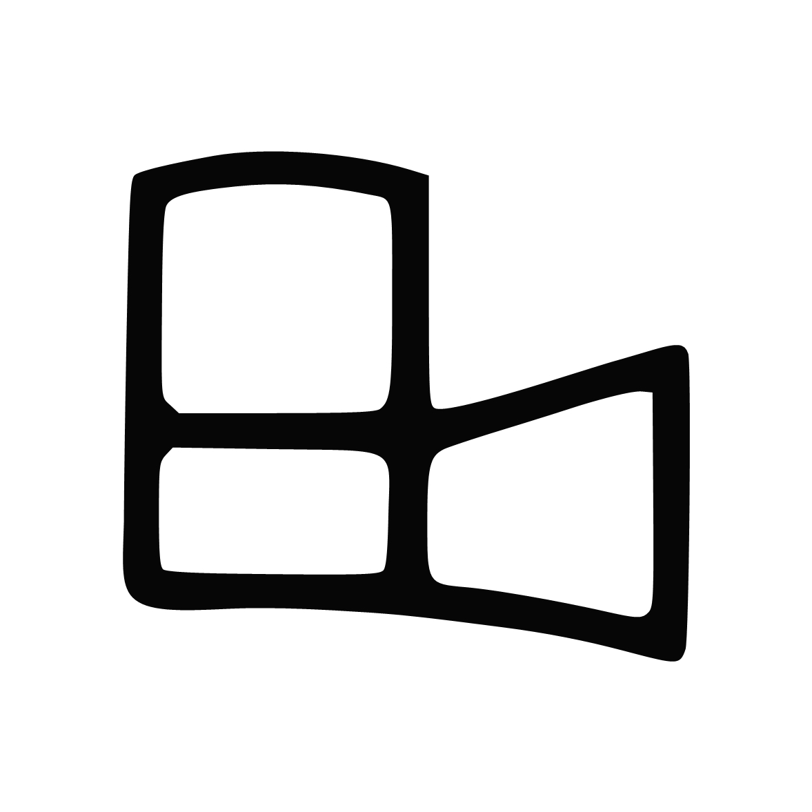 Türrahmen Dichtung - Stahlzargendichtung für Stahlrahmen | 16 mm Breite | Farbe: grau