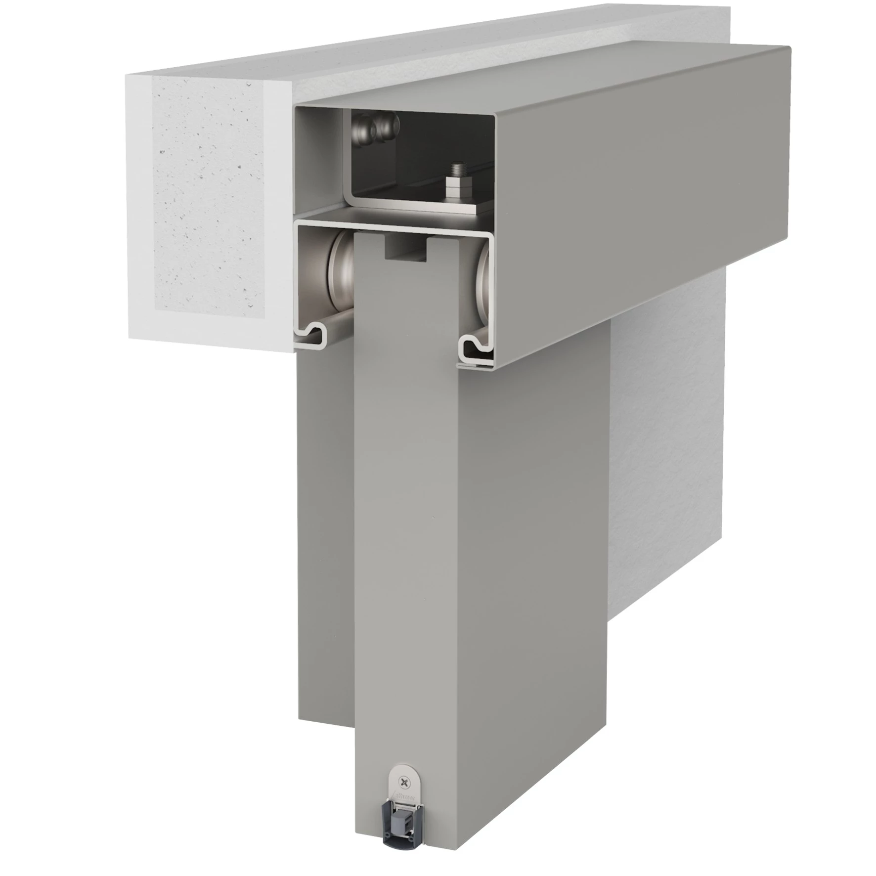 Absenkdichtungen - Schall-Ex Slide L-20/20 WS Absenkdichtung von Athmer | Länge: 1208 mm