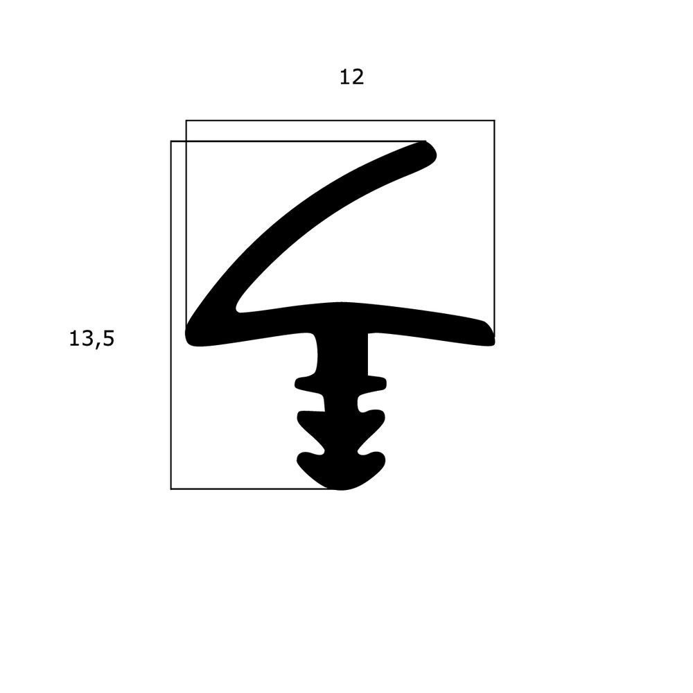 Türrahmen Dichtung - Holzzargendichtung für Zimmertüren | 2,8 mm Nut | Farbe: weiß