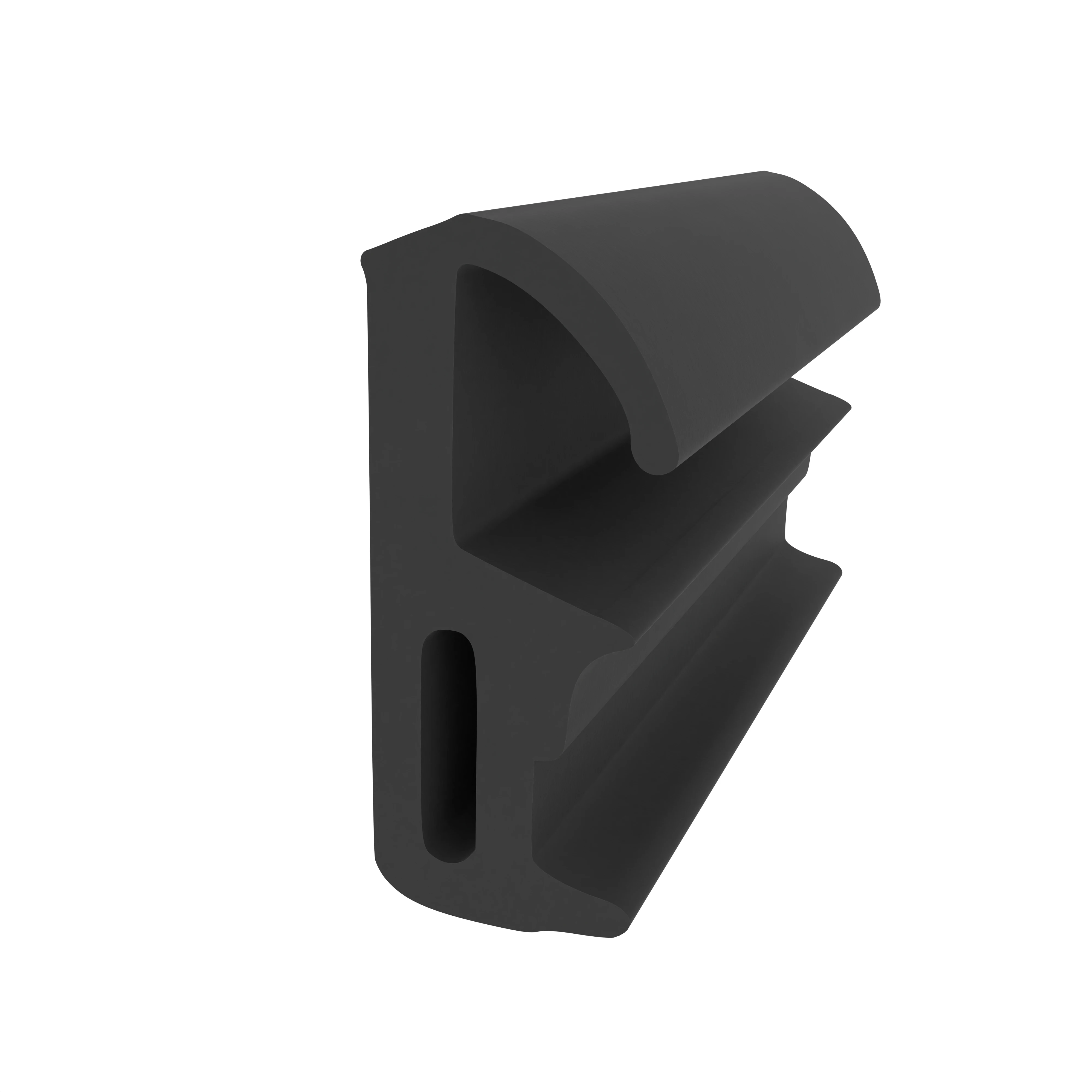 Mitteldichtungen - Mitteldichtung für Metall- und Alufenster | 22 mm Höhe | Farbe: schwarz