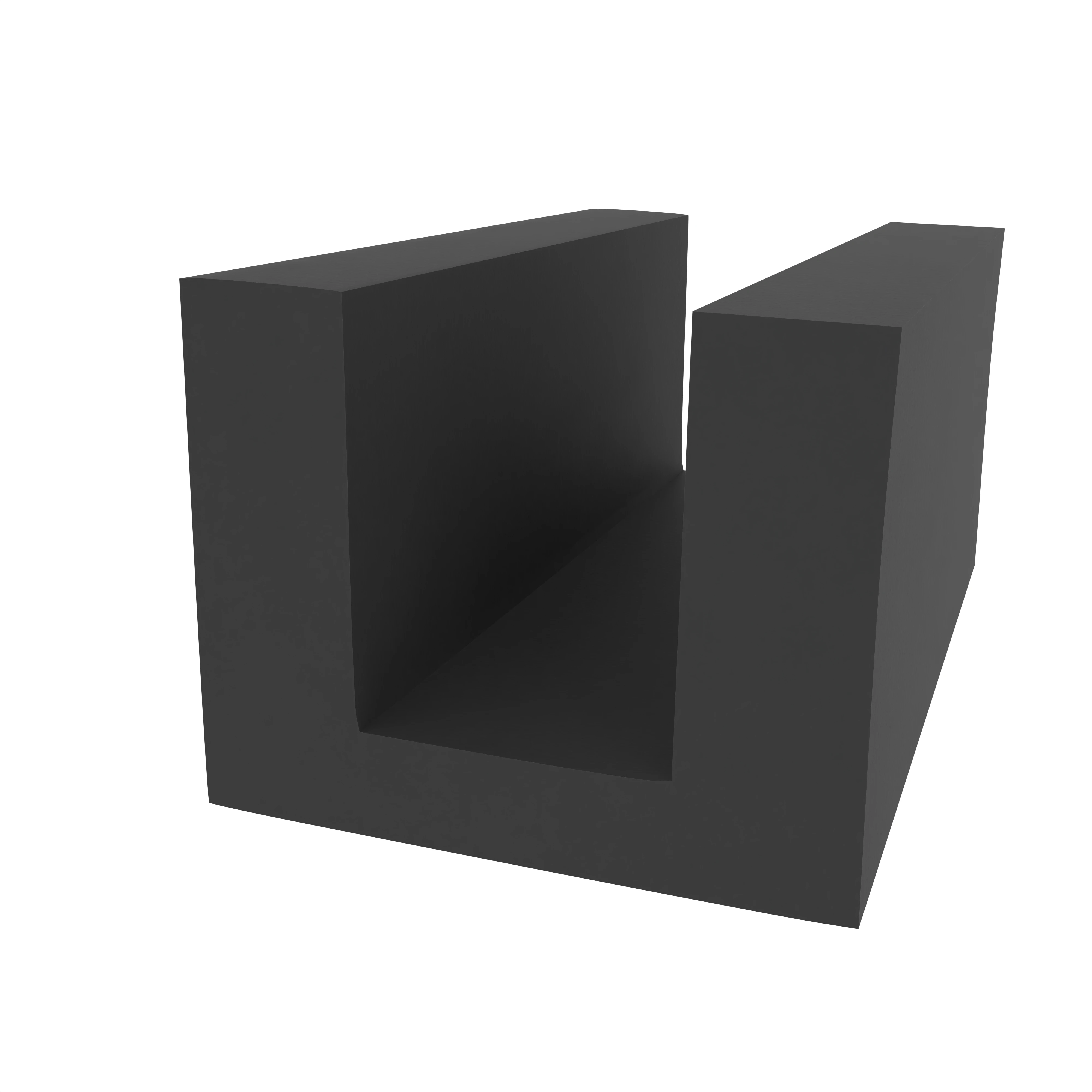 Kantenschutzprofil | Höhe: 10 mm | Farbe: schwarz