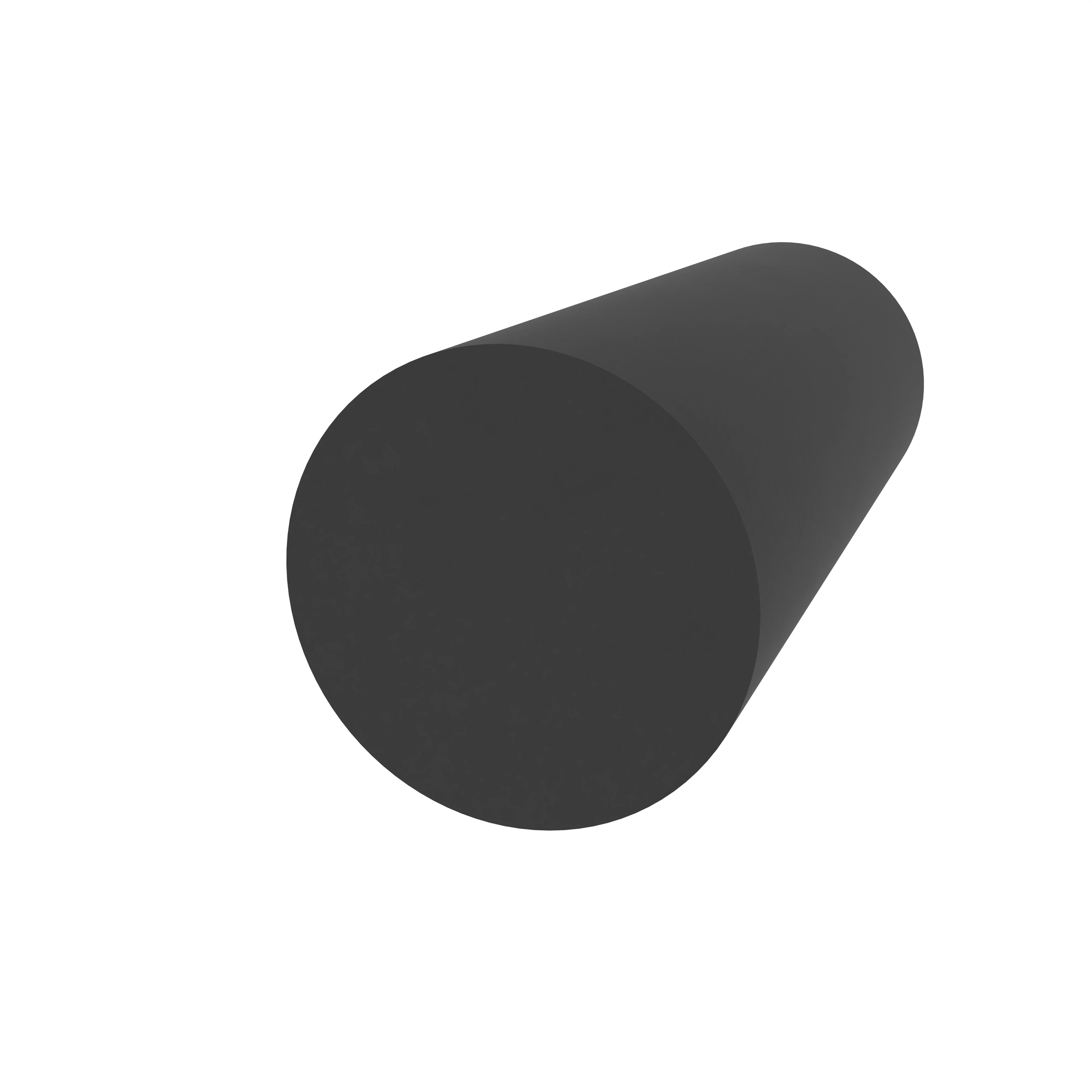Moosgummidichtung rund | 15 mm Durchmesser | Farbe: schwarz