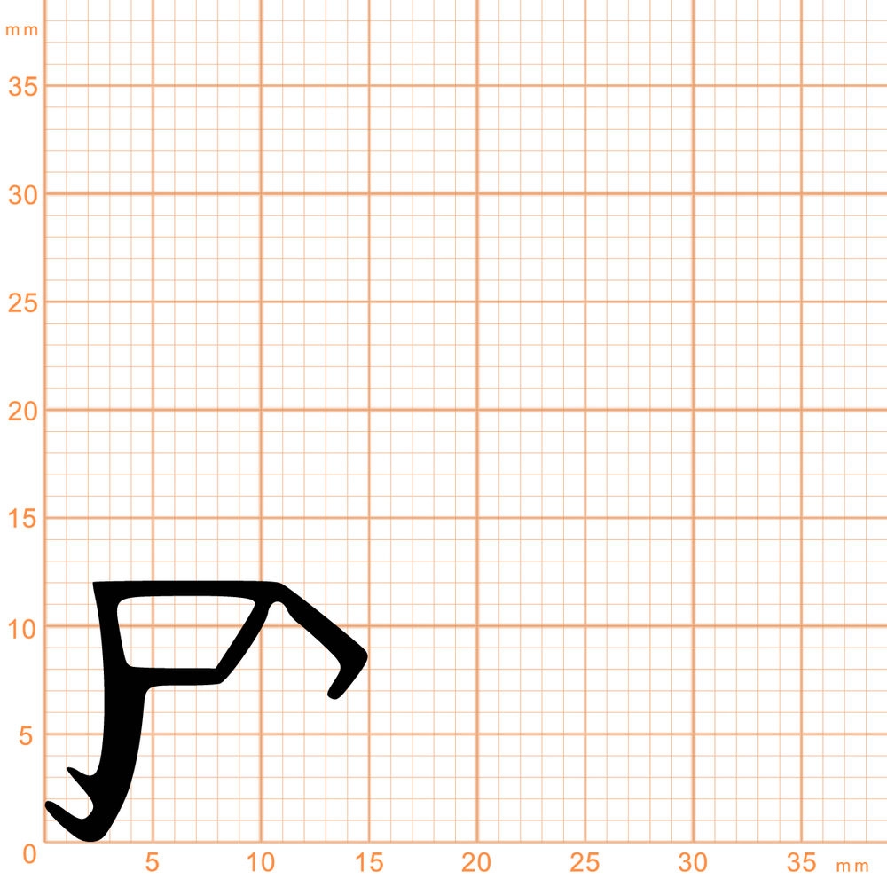 Überschlagdichtungen - Überschlagdichtung für Holzfenster | Höhe: 12 mm | Farbe: weiß