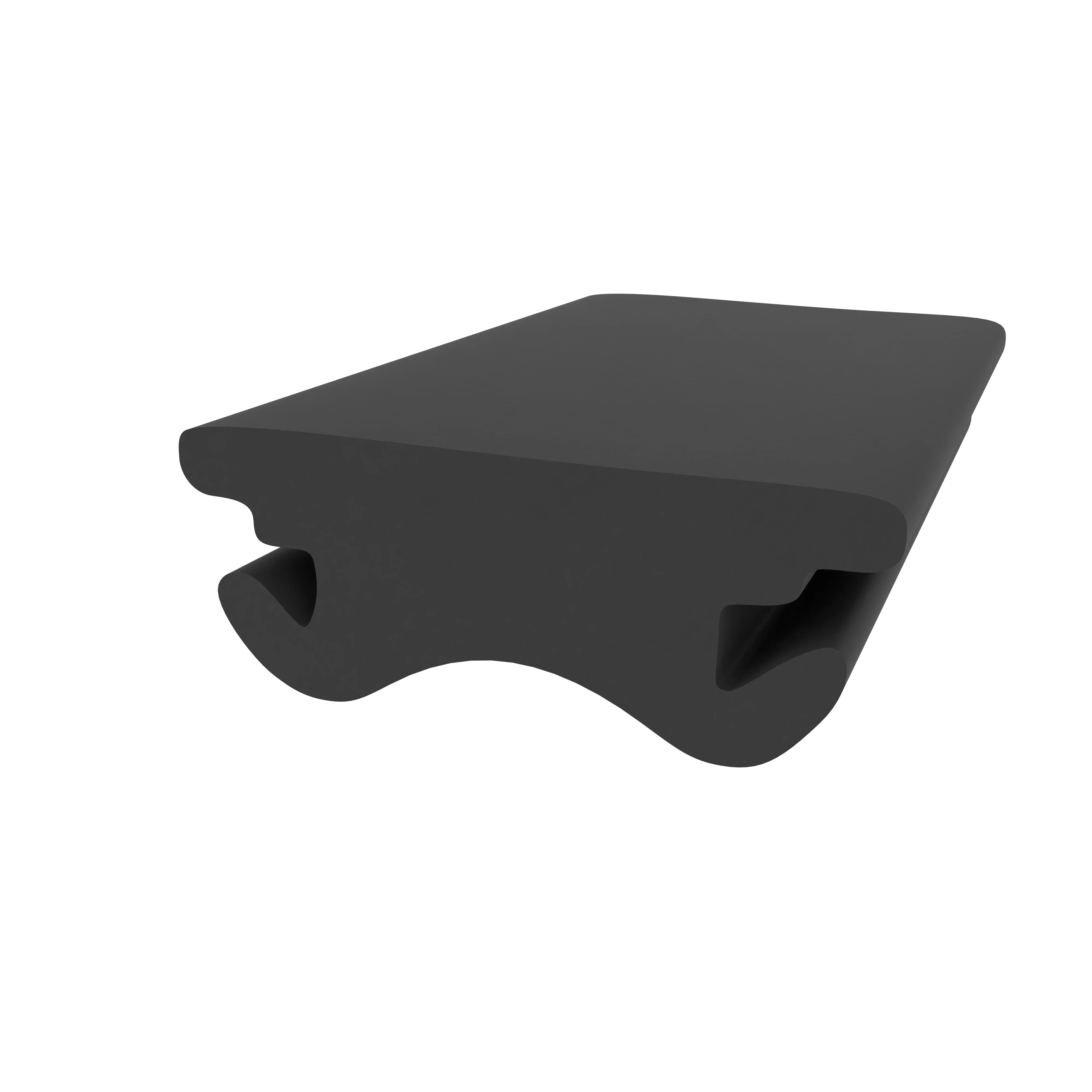Treppenstufenprofile - Fugenabdeckprofil | Höhe: 5 mm | Farbe: schwarz