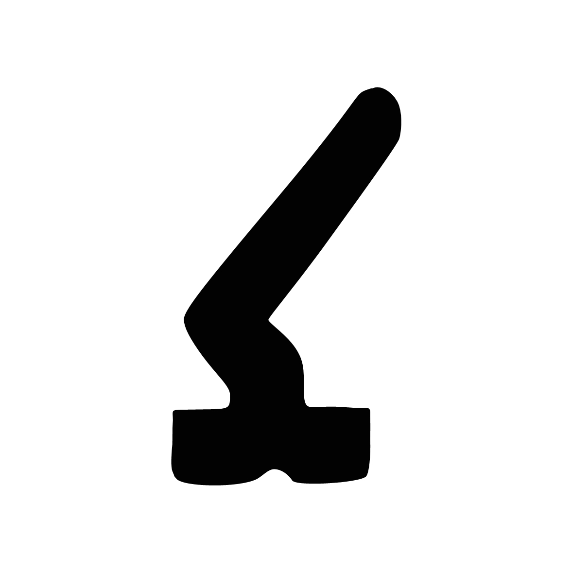 Lippendichtungen - Anschlagdichtung mit Lippe und Fuß | 5,5 mm Breite | Farbe: schwarz