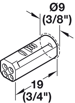 Beleuchtung - Zuleitung für LED-Band RGB | Nennspannung: 12 V | Kabellänge: 2000 mm