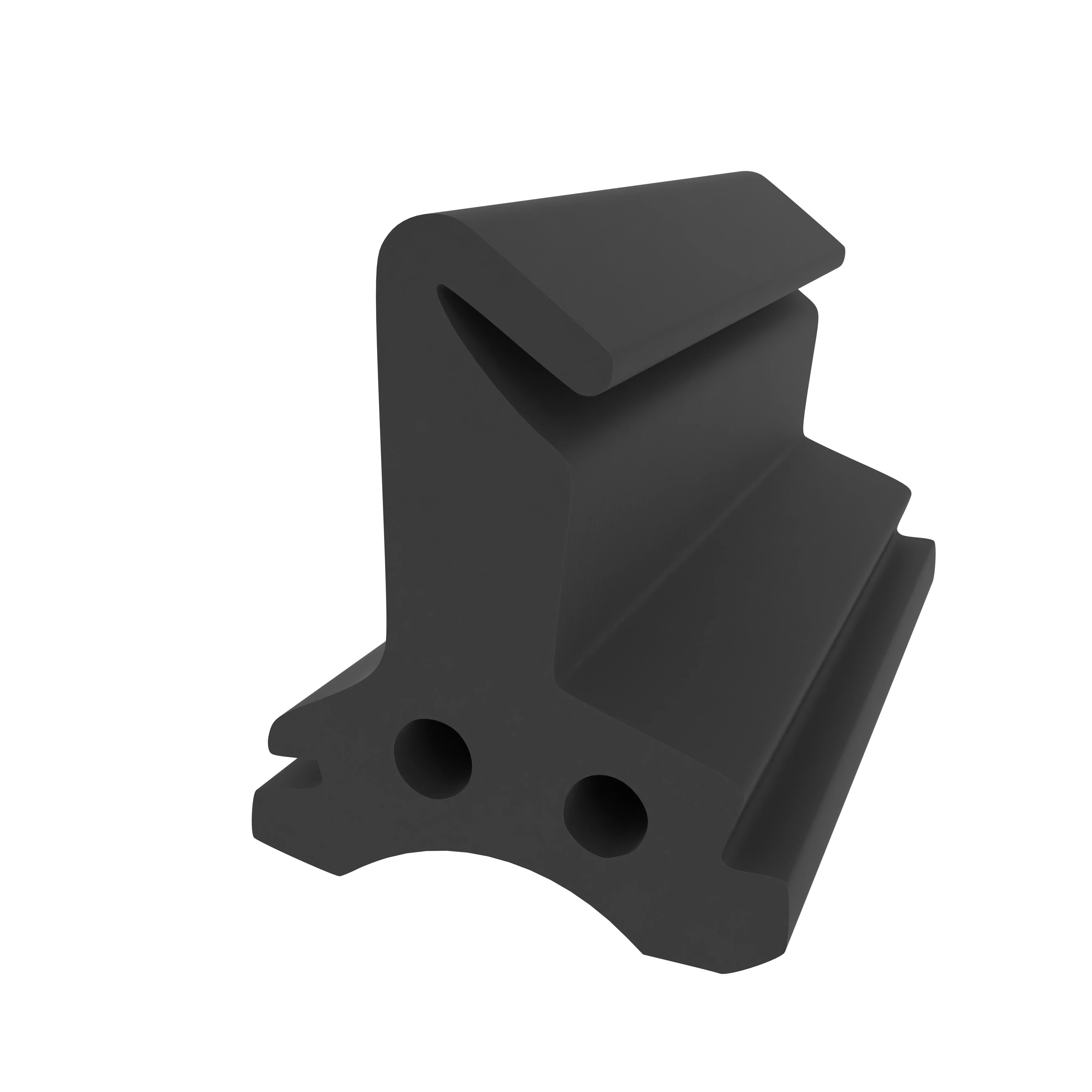 Mitteldichtungen - Mitteldichtung für Metall- und Alufenster | 18 mm Höhe | Farbe: schwarz