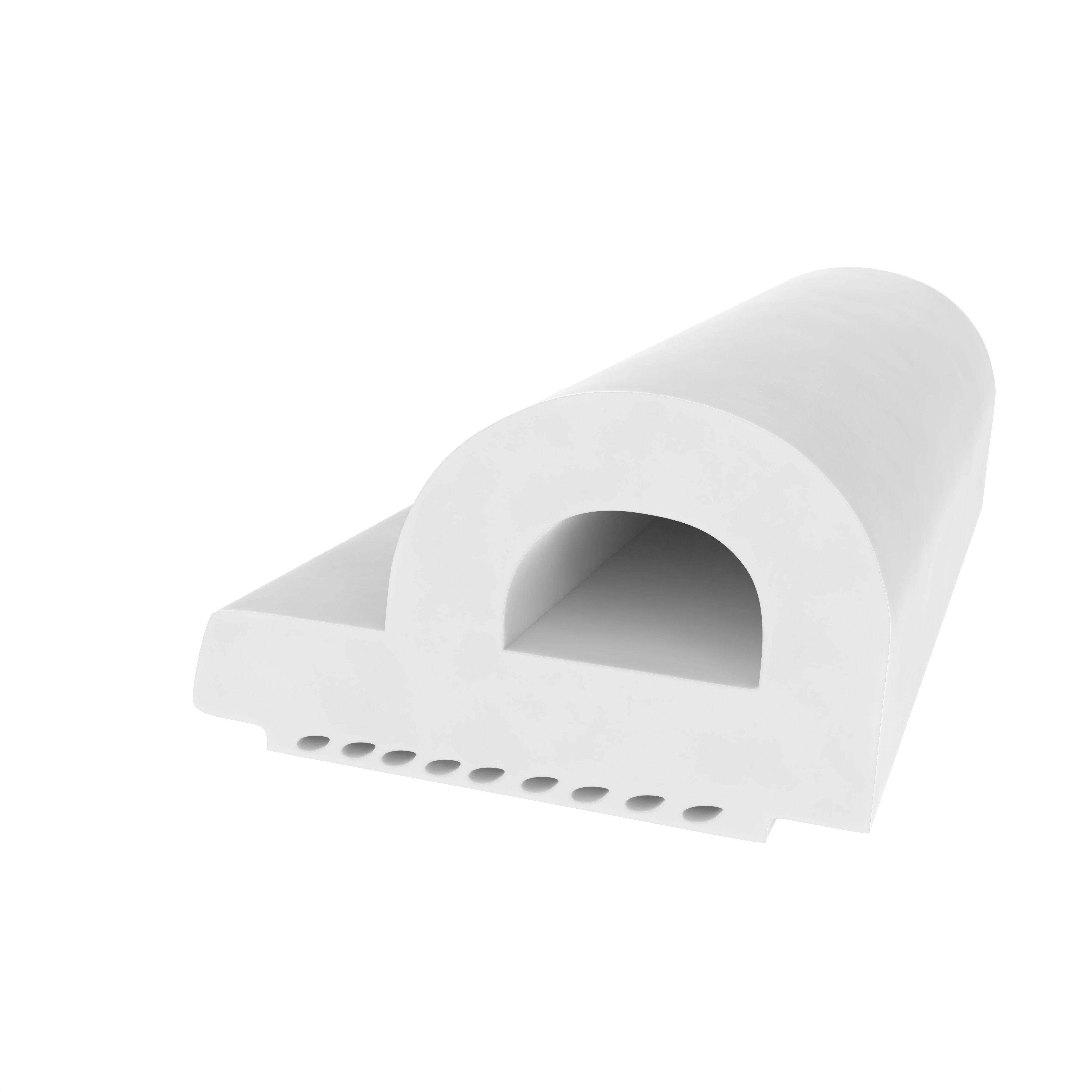 Klebedichtung mit P-Profil | Spaltbreite: 3 – 5 mm | Farbe: weiß