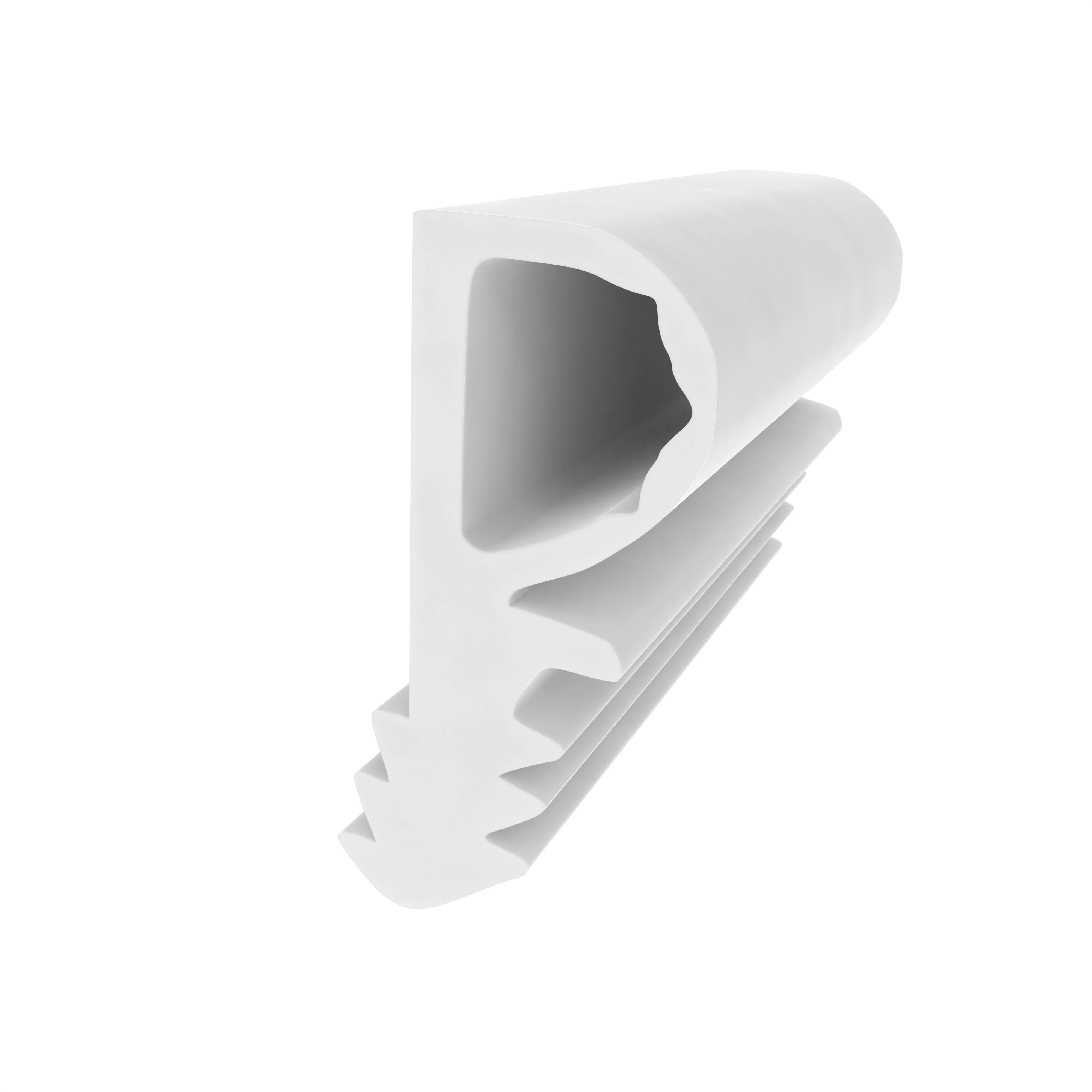 Flügelfalzdichtung für Holzzargen  | 10 mm Falzhöhe | Farbe: weiß