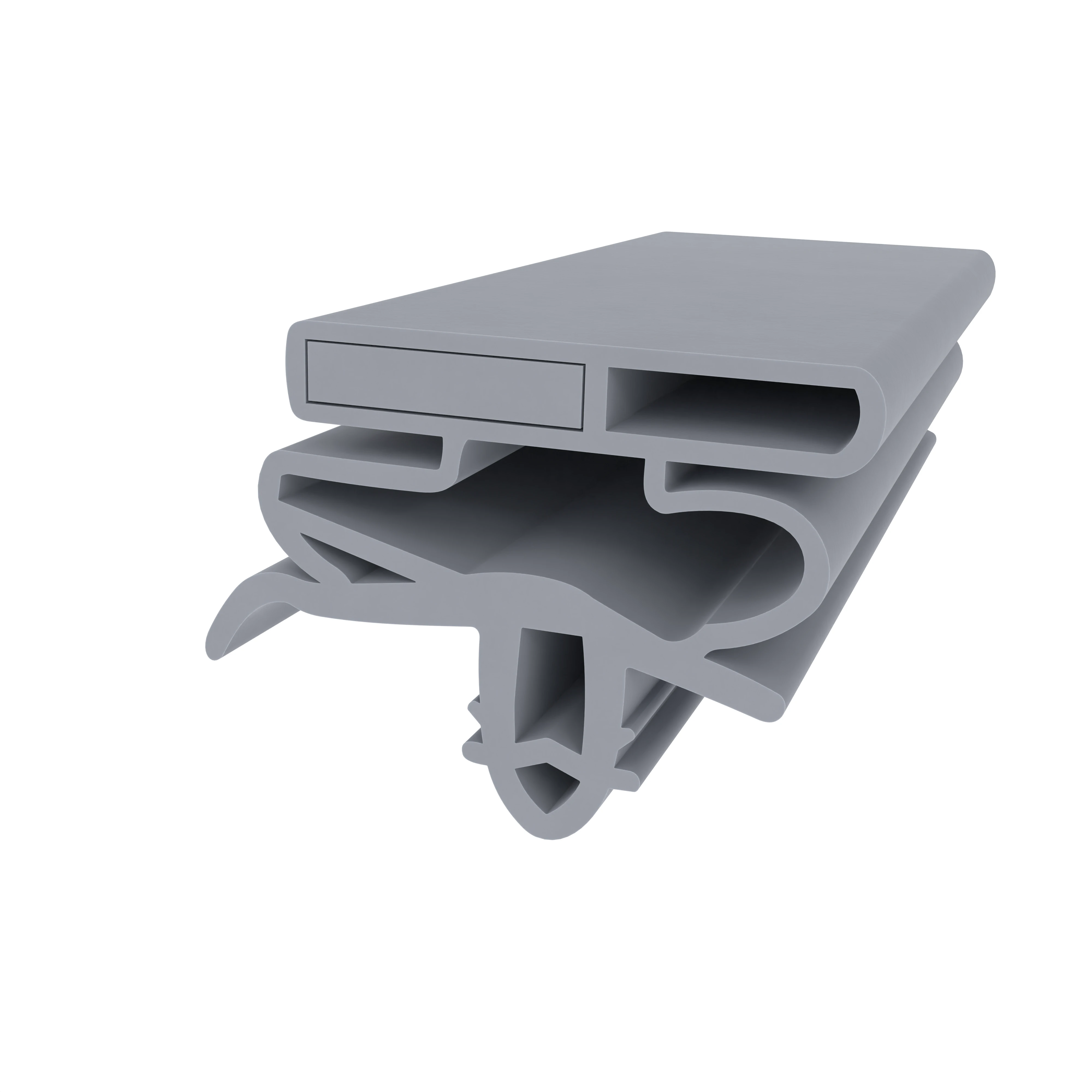 Kühlschrankdichtungen - Kühlschrankdichtungsrahmen | Höhe: 18,2 mm | Farbe: grau