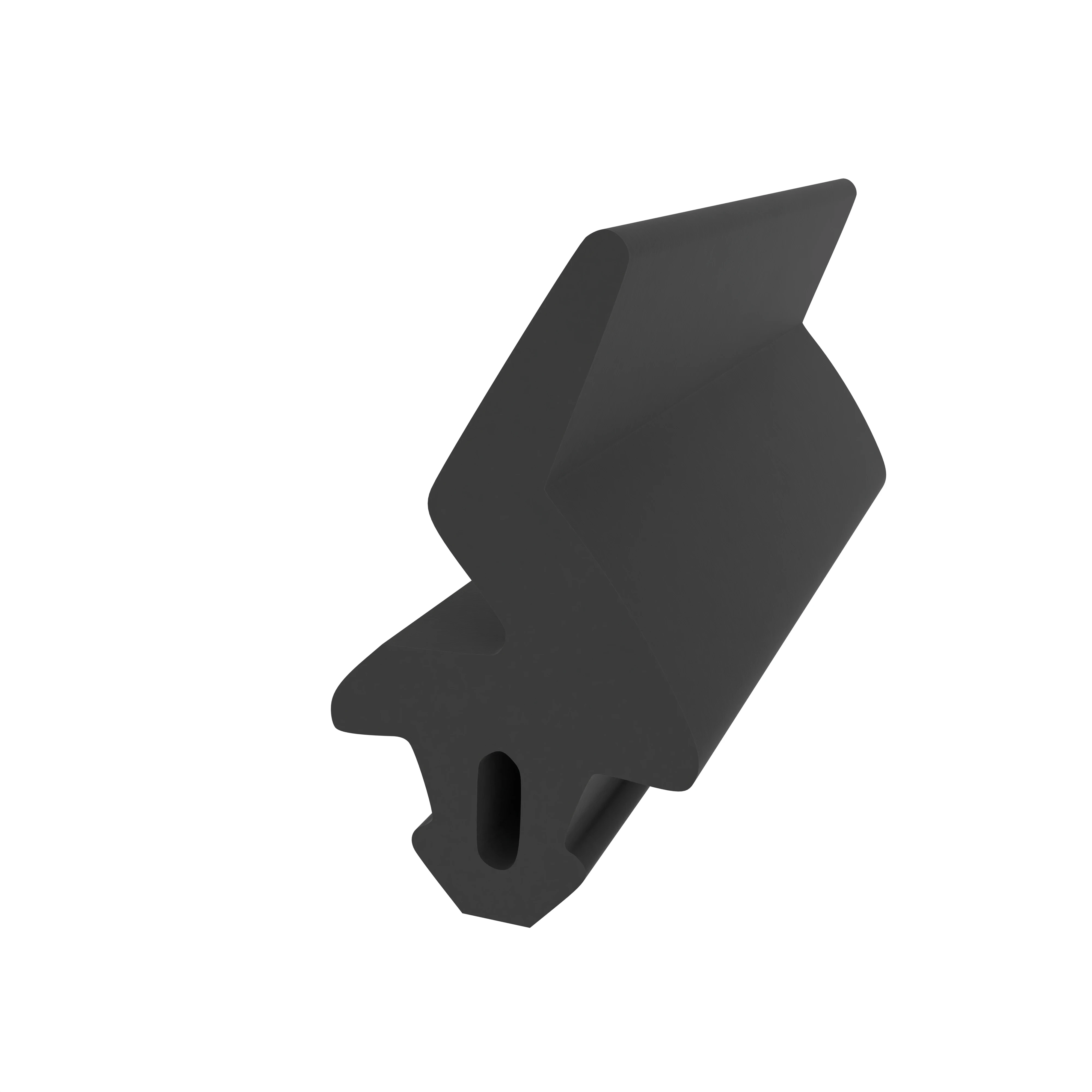 Mitteldichtungen - Mitteldichtung für Metall- und Alufenster | 17 mm Höhe | Farbe: schwarz