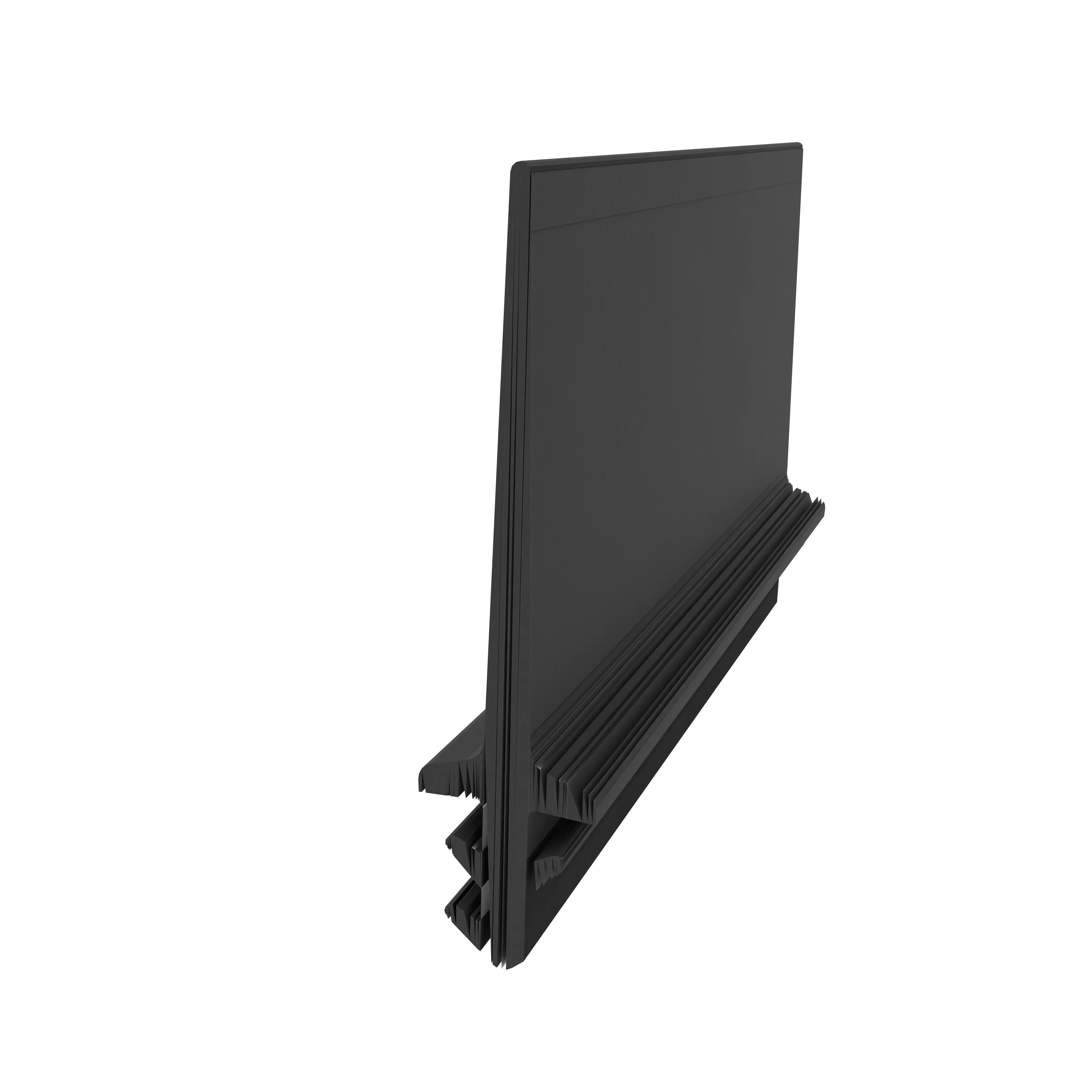Anschlagdichtung für Holzfenster oder -türen | 32 mm Höhe | Farbe: schwarz 