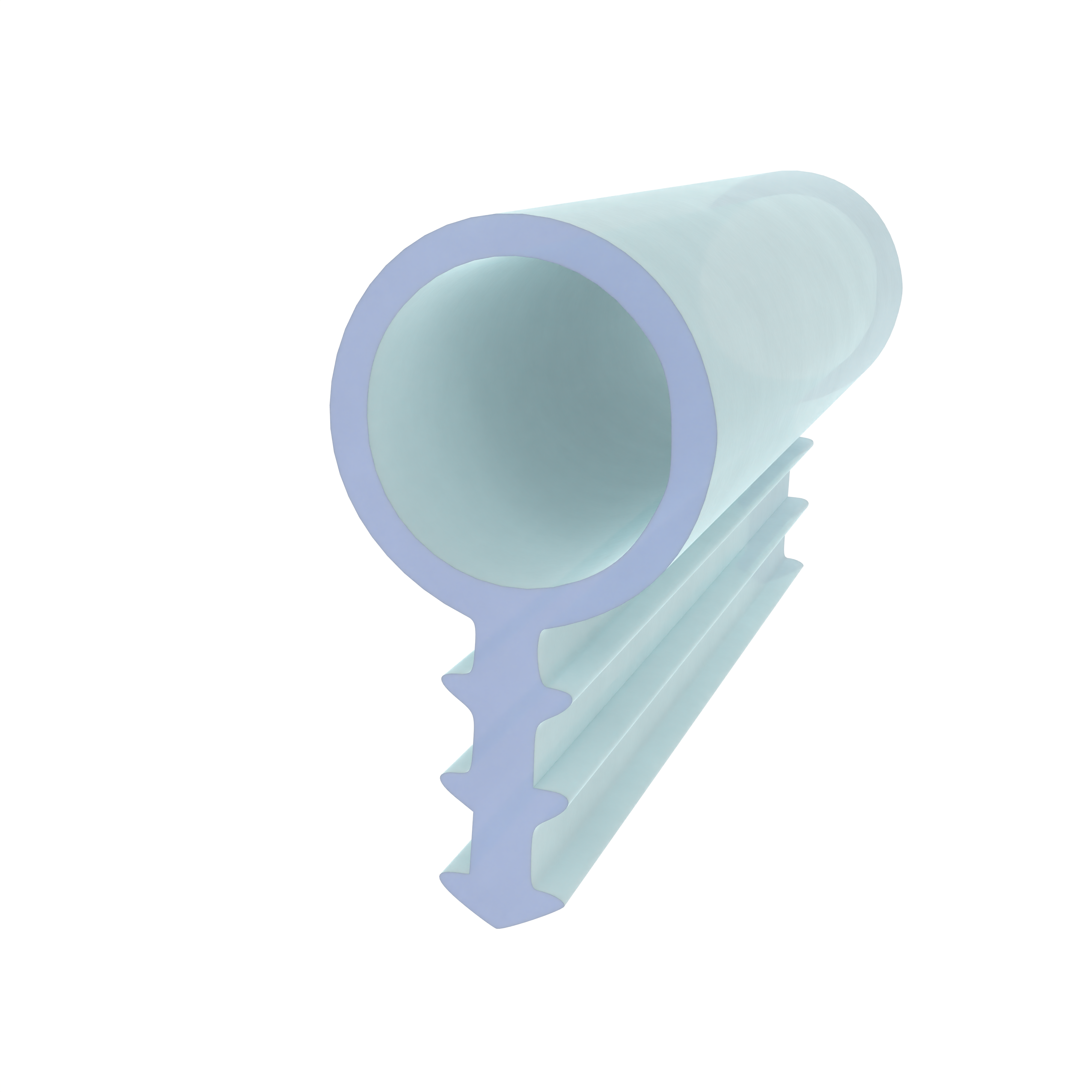 Türrahmen Dichtung - Holzzargendichtung für Haustüren | 3 mm Nutbreite | Farbe: transparent