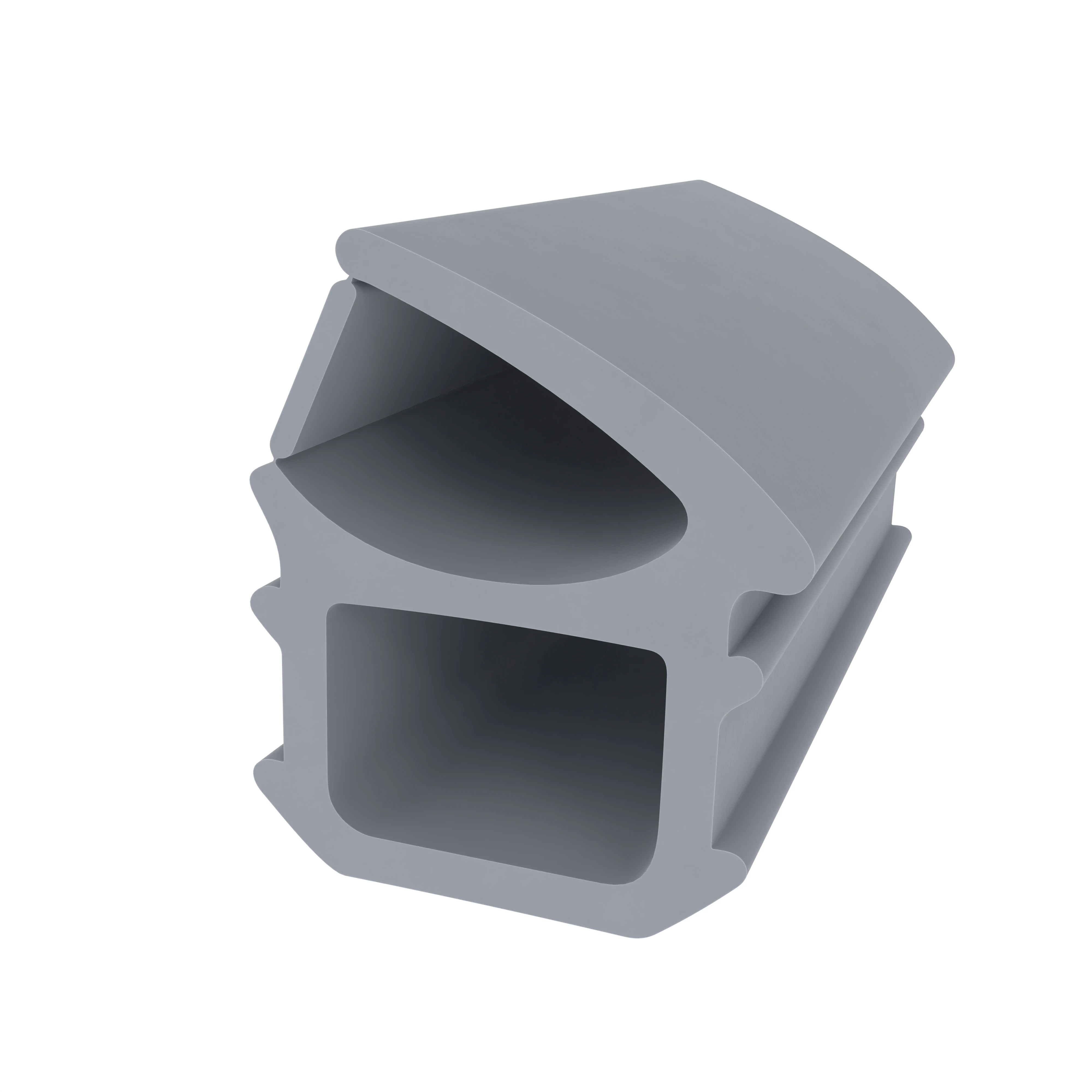 Stahlzargendichtung für Stahlzargen | 14 mm Breite | Farbe: grau