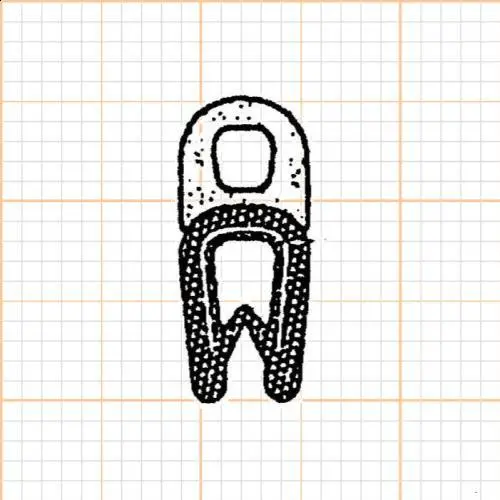 Kantenschutz Dichtprofile - Kantenschutzprofil | Klemmbereich 1 - 2 mm | Farbe: schwarz