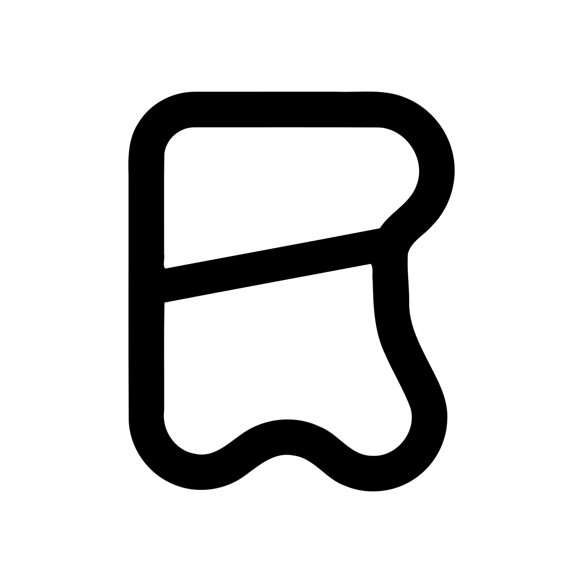 Türrahmen Dichtung - Stahlzargendichtung für Metallzargen | 14,5 mm Höhe | Farbe: weiß