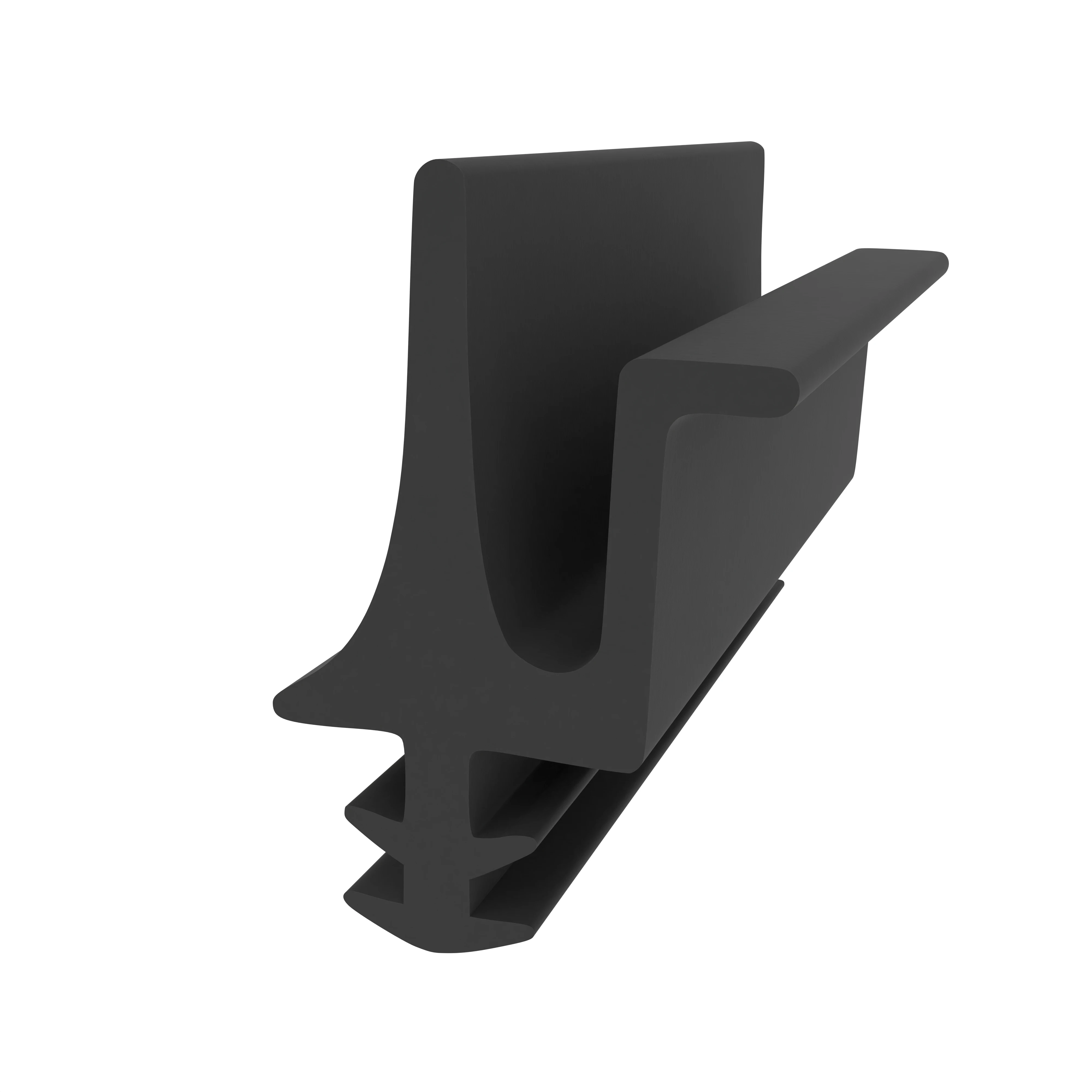 Mitteldichtungen - Mitteldichtung für Metallfenster | 17 mm Höhe | Farbe: schwarz