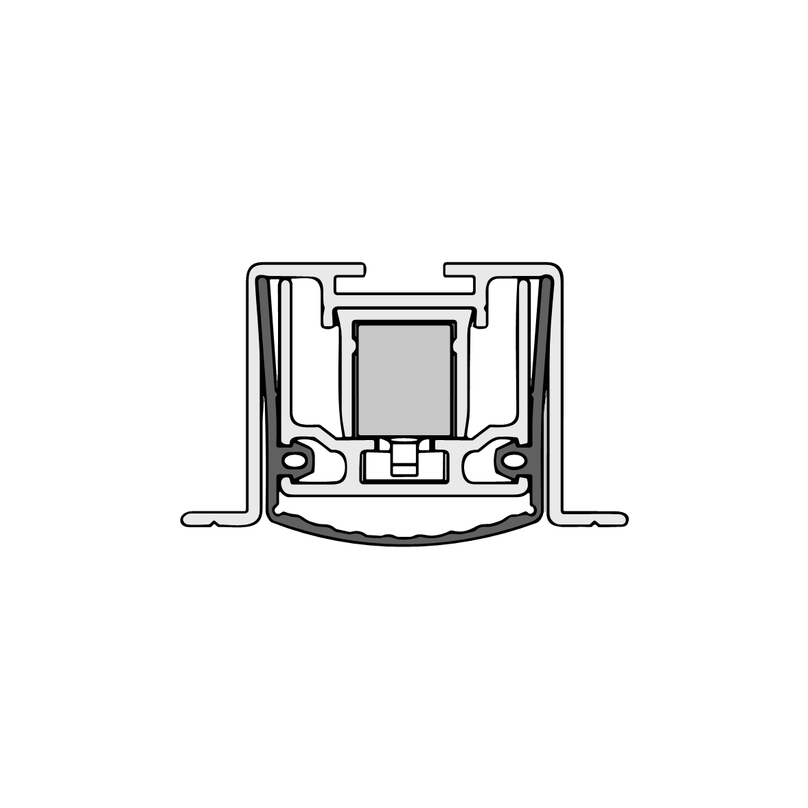 Schall-EX Stadi L-20/20 OS Absenkdichtung von Athmer | Länge: 750 mm