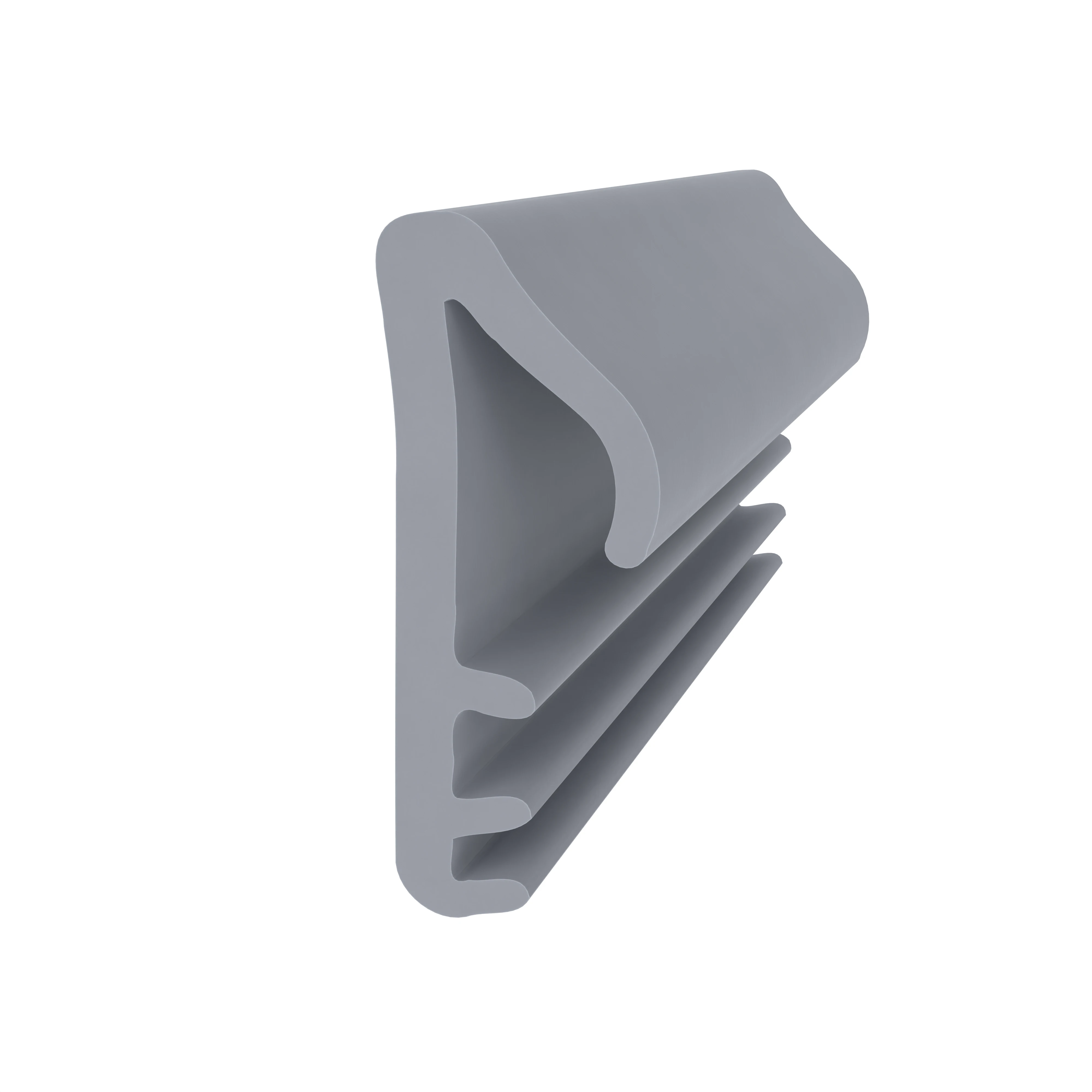 Stahlzargendichtung für Stahlzargen | 8,5 mm Breite | Farbe: grau