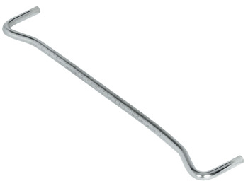 Verbinder & Bodenträger - Schwedenträger zur Befestigung von Fachböden | Tragkraft: 80 kg | Länge: 224 mm