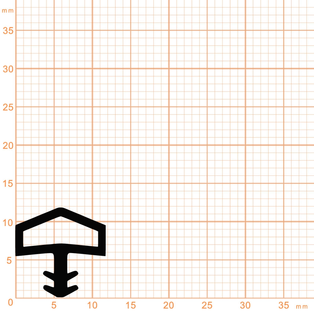 Türrahmen Dichtung - Herbst-Bundle | SP6106 + Graf-Cut | Farbe: braun