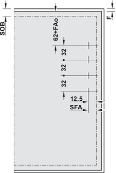 Beschläge - Blum Kraftspeicher-Einheit für Hochklappbeschlag | Leistungsfaktor 980 - 2800 | Farbe: dunkelgrau