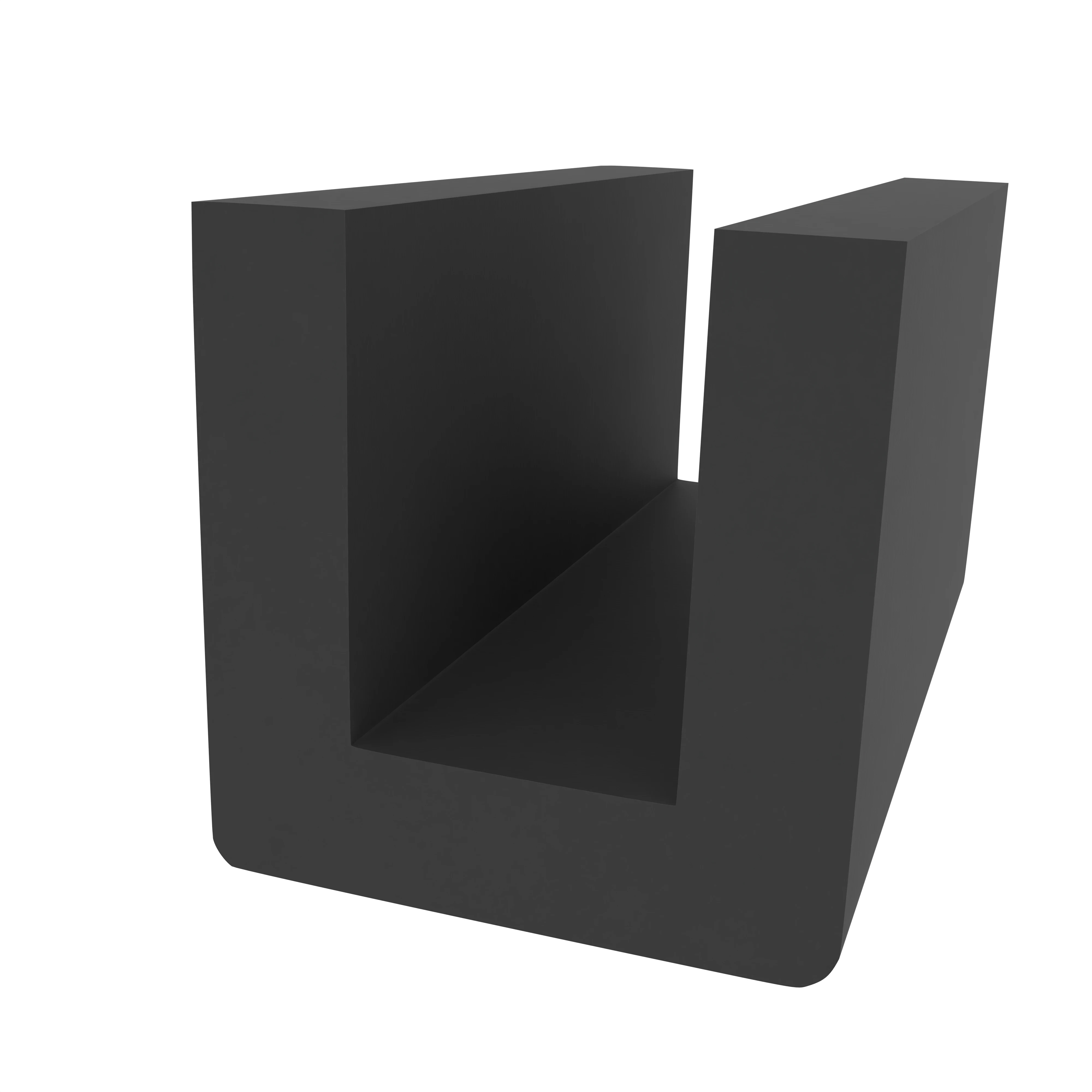 Kantenschutzprofil | Höhe: 25 mm | Farbe: schwarz