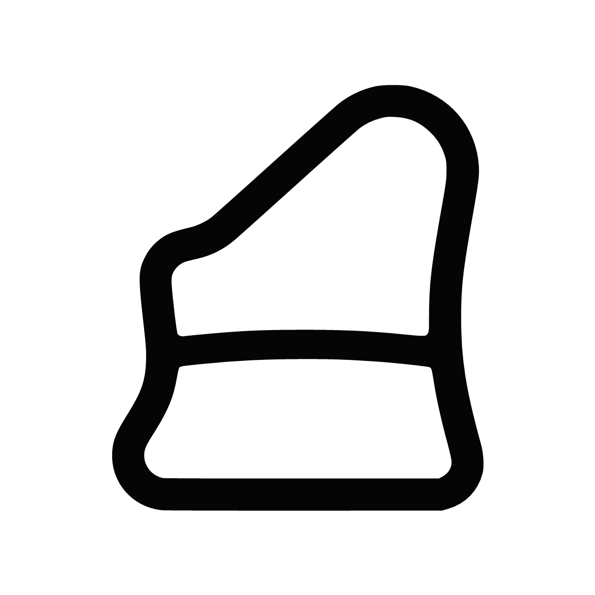 Türrahmen Dichtung - Stahlzargendichtung für Stahlrahmen | 17 mm Höhe | Farbe: weiß