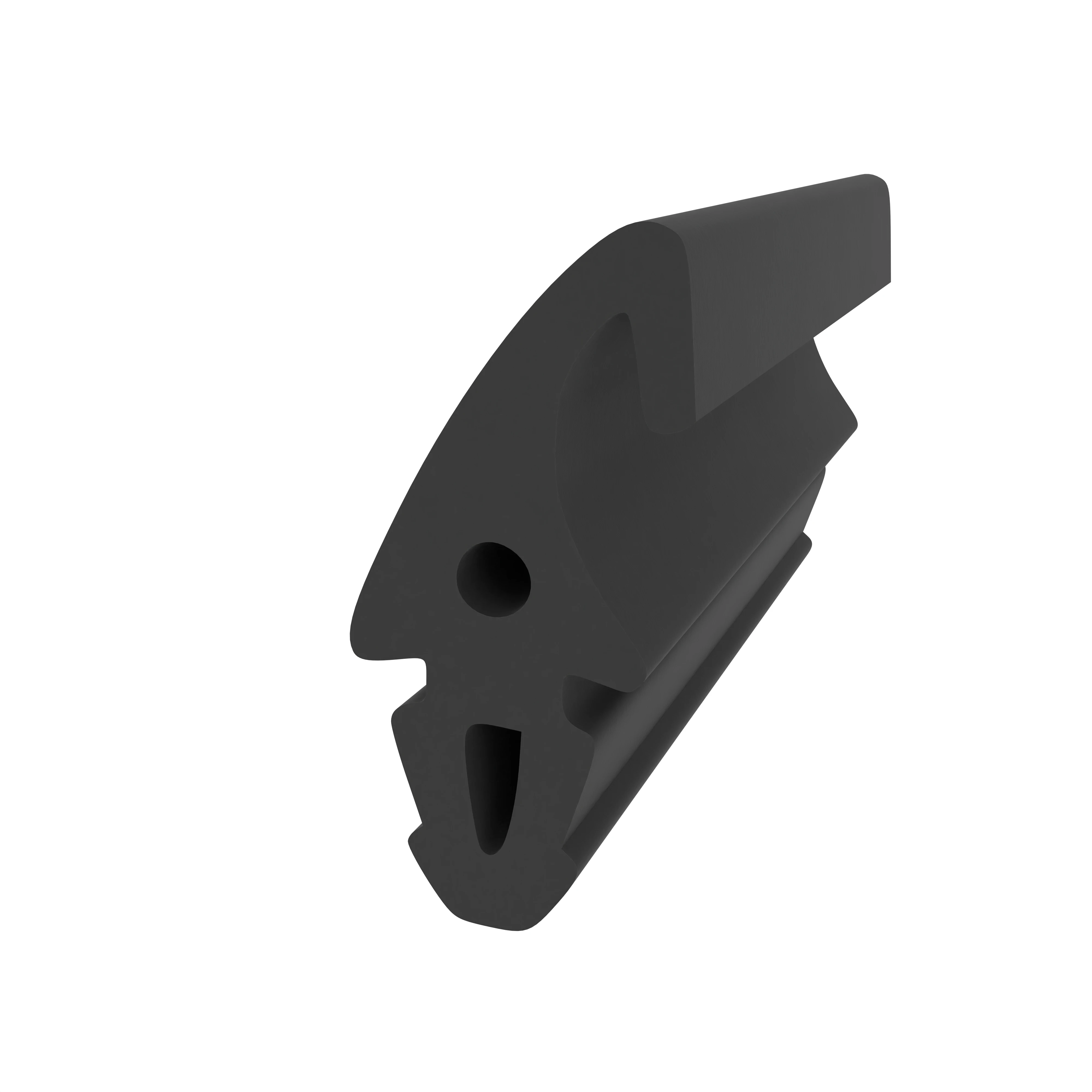 Mitteldichtung für Metall- und Alufenster | 15,5 mm Höhe | Farbe: schwarz Mitteldichtung für Metall- und Alufenster | 15,5 mm Höhe | Farbe: schwarz