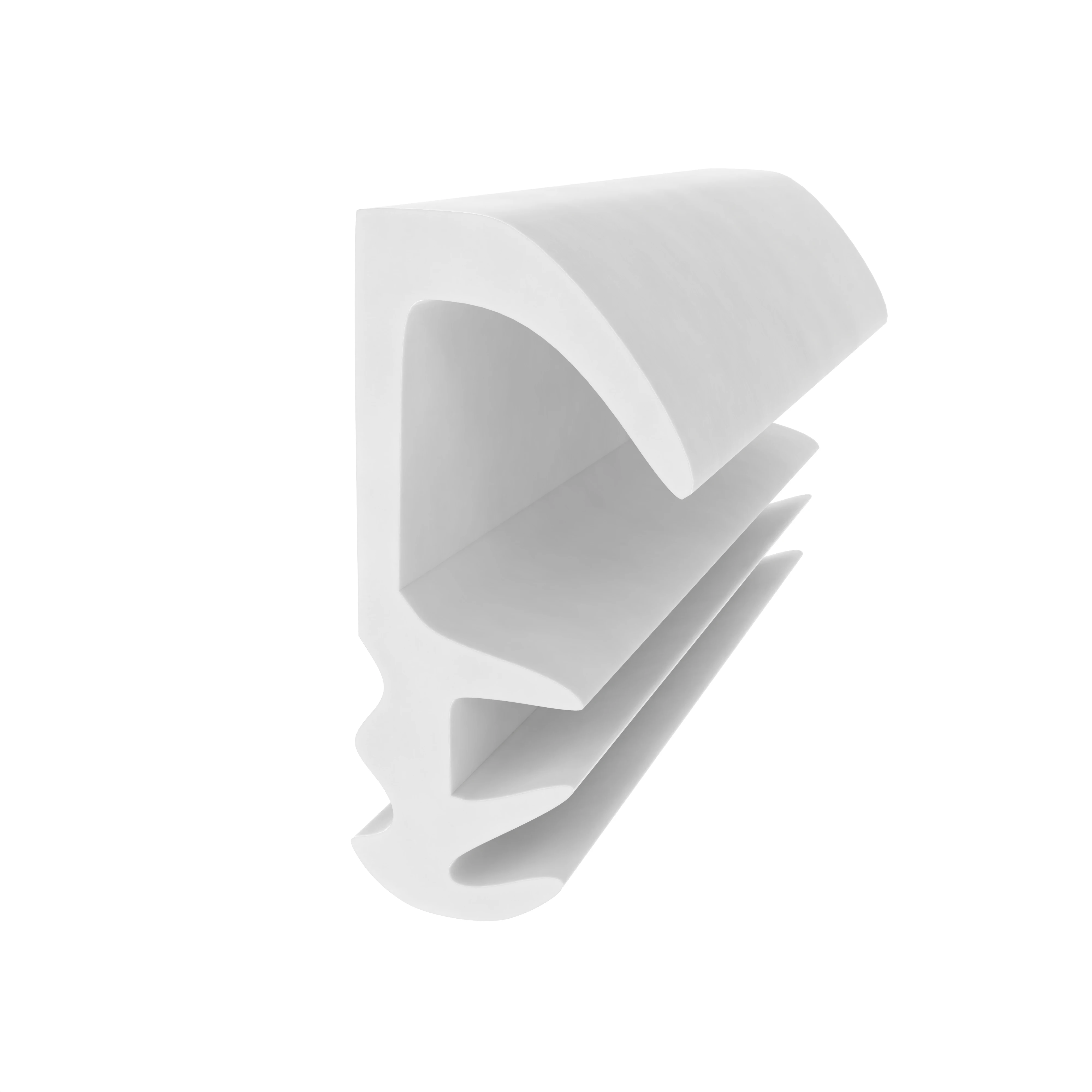 Flügelfalzdichtung für Holzzargen  | 8 mm Falzhöhe | Farbe: weiß