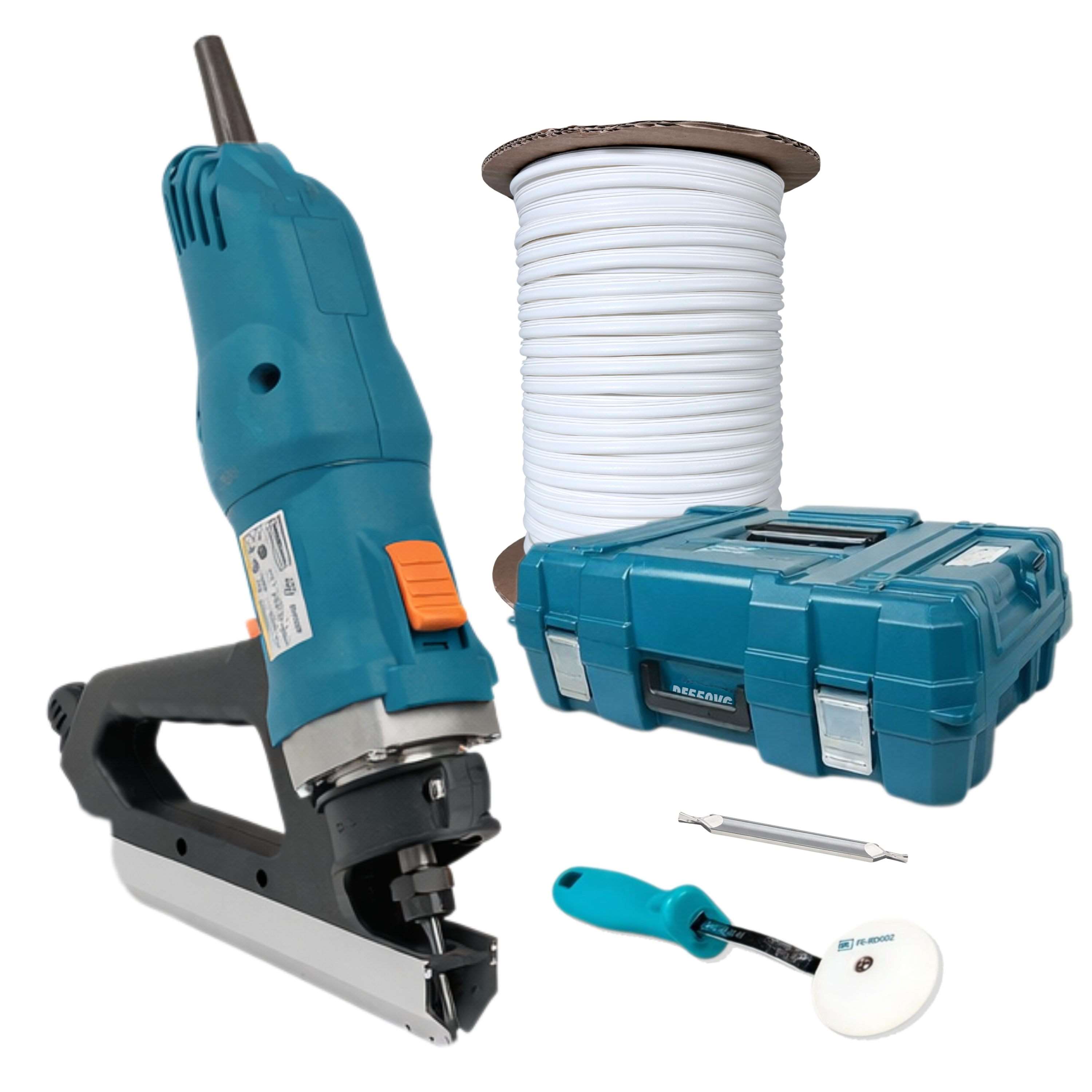 Fräsmaschinen-Bundle für Holzfenster und Türen | 8 mm Durchmesser | Farbe: Weiß