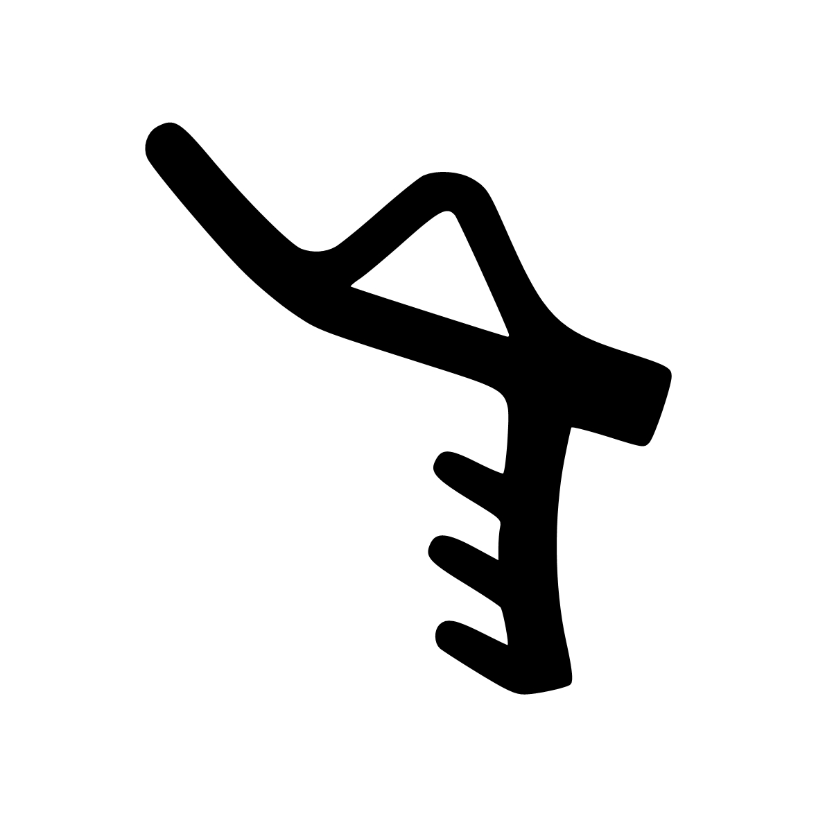 Türrahmen Dichtung - Anschlagdichtung für Holzfenster oder -türen | 19 mm Höhe | Farbe: schwarz