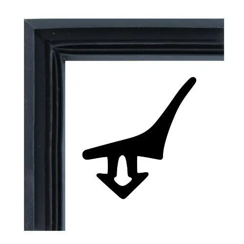 Dichtungsecke für Mitteldichtung F2312 | Farbe: schwarz Dichtungsecke für Mitteldichtung F2312 | Farbe: schwarz