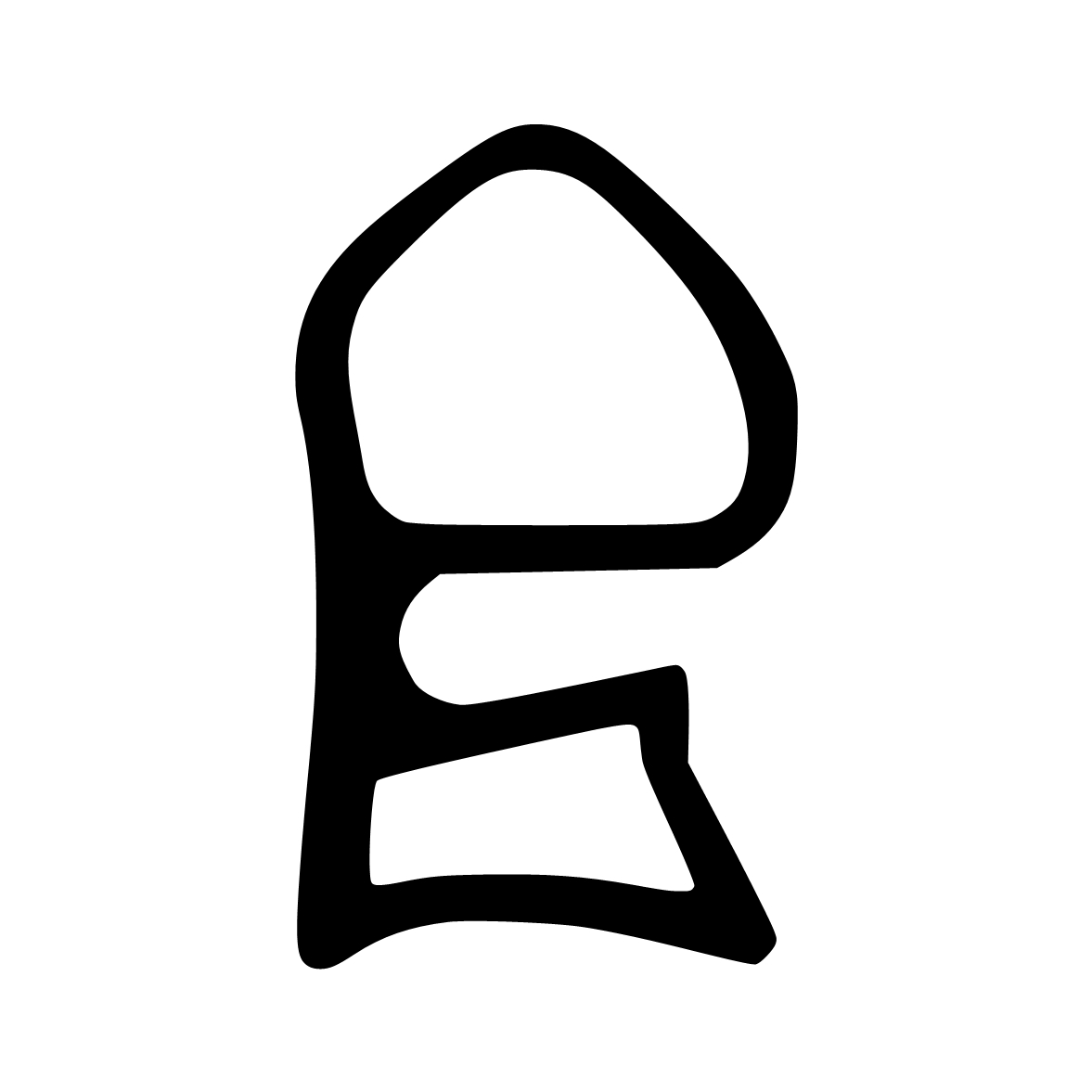 Türrahmen Dichtung - Stahlzargendichtung für Stahlrahmen | 19 mm Höhe | Farbe: braun