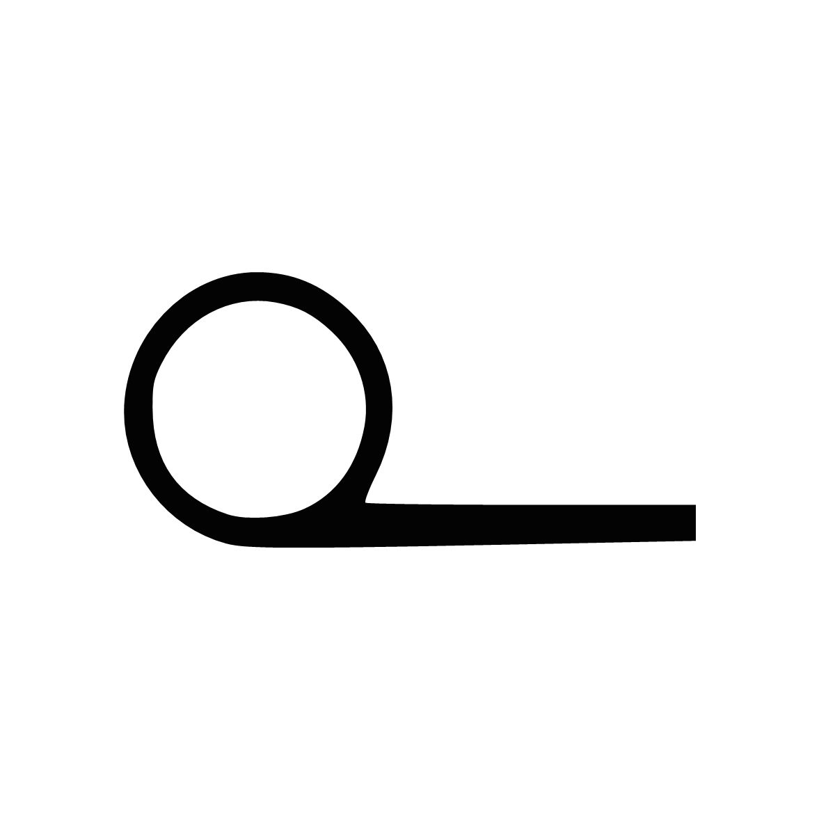 Stahlzargendichtung für Stahlzargen | 25 mm Breite | Farbe: grau