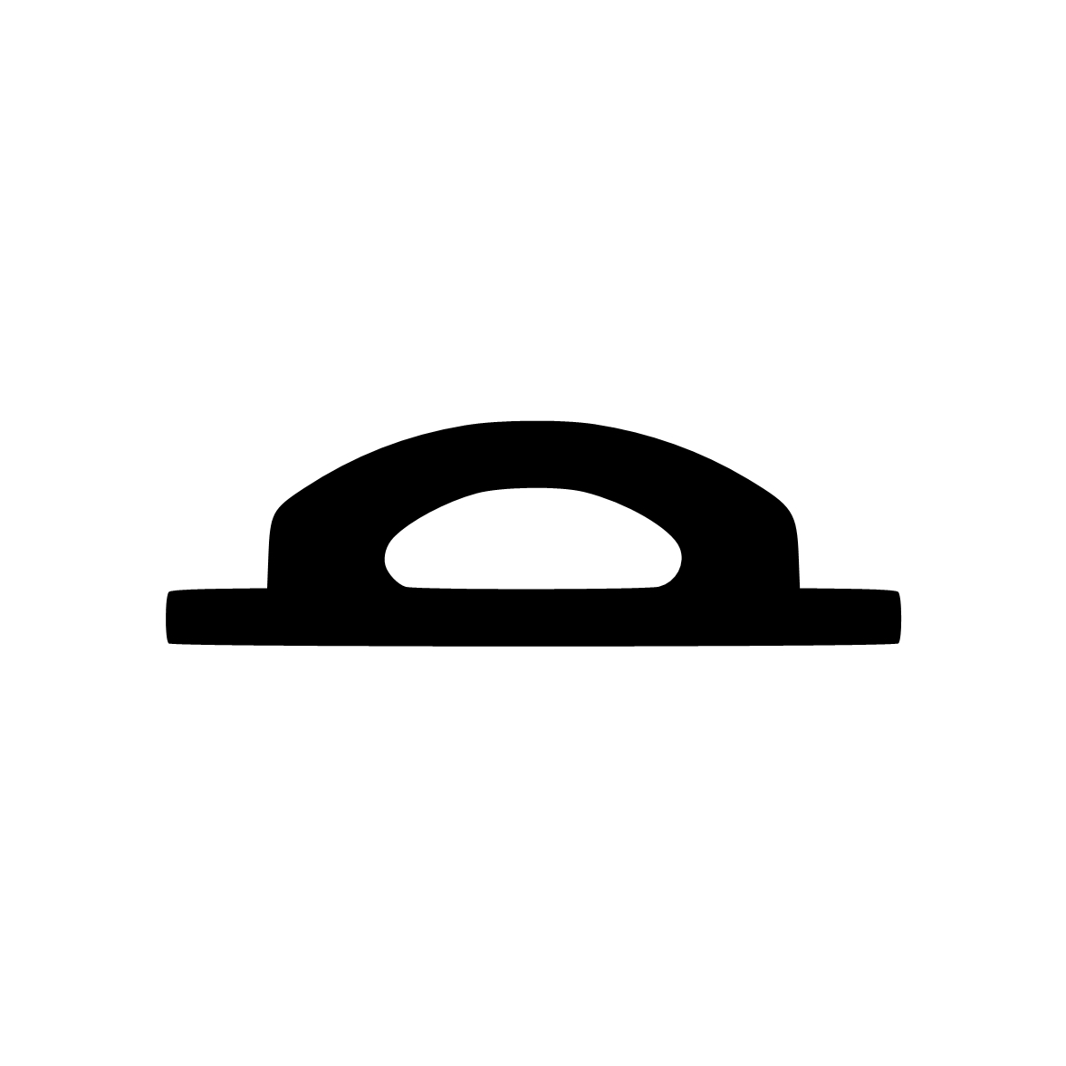 Bodenschwellendichtungen - Bodenschwellendichtung | Breite: 27 mm | Farbe: schwarz