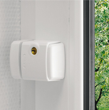 Gebäudeausstattung - Fenster-Zusatzschloss | Modell: Abus FTS 3003 | Farbe: braun