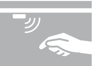 Beleuchtung - Häfele Loox Sensorschalter | berührungslos | Farbe: silber