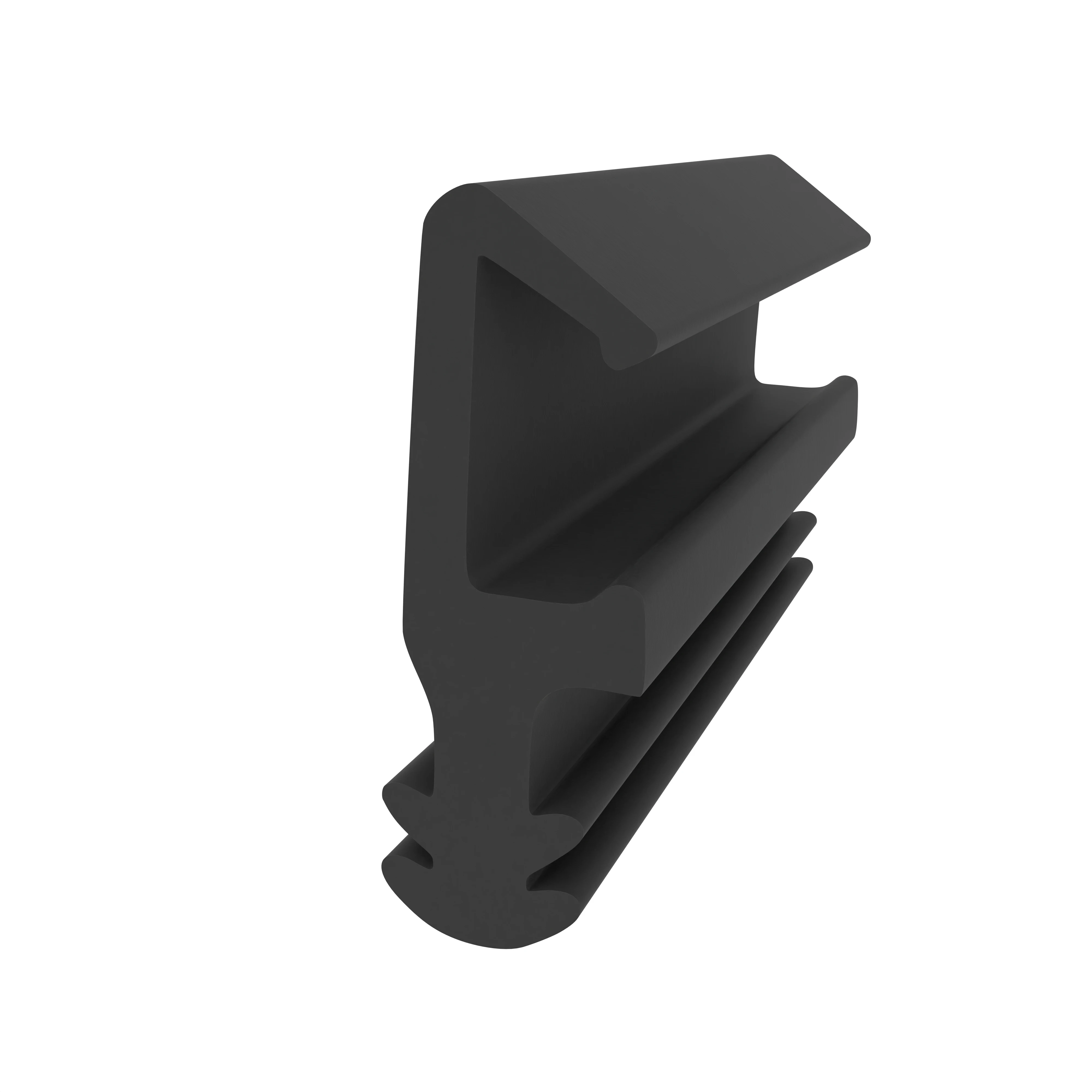 Mitteldichtung für Metall- und Alufenster | 28 mm Höhe | Farbe: schwarz