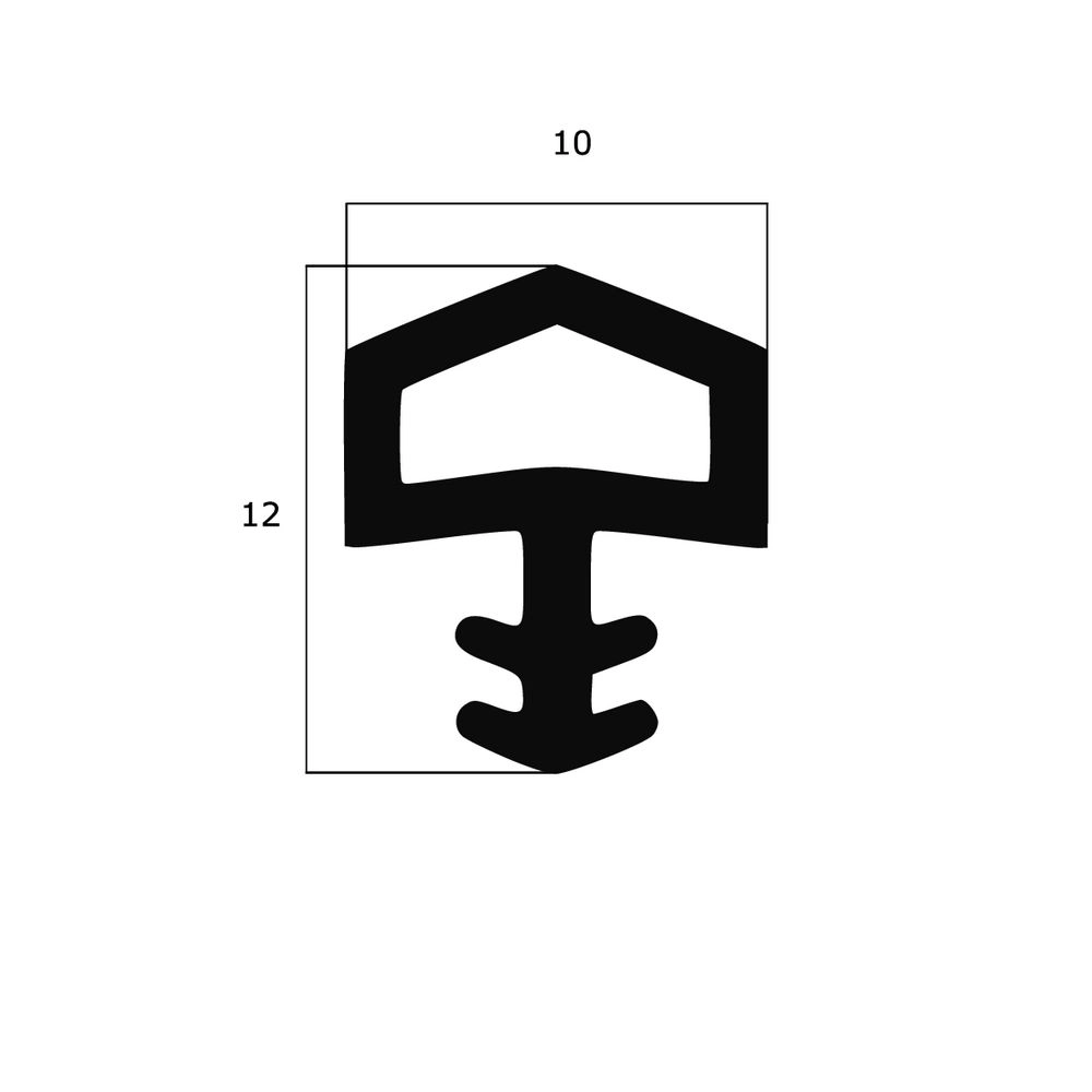 Türrahmen Dichtung - Holzzargendichtung für Zimmertüren | 4,5 mm Nut | Farbe: weiß