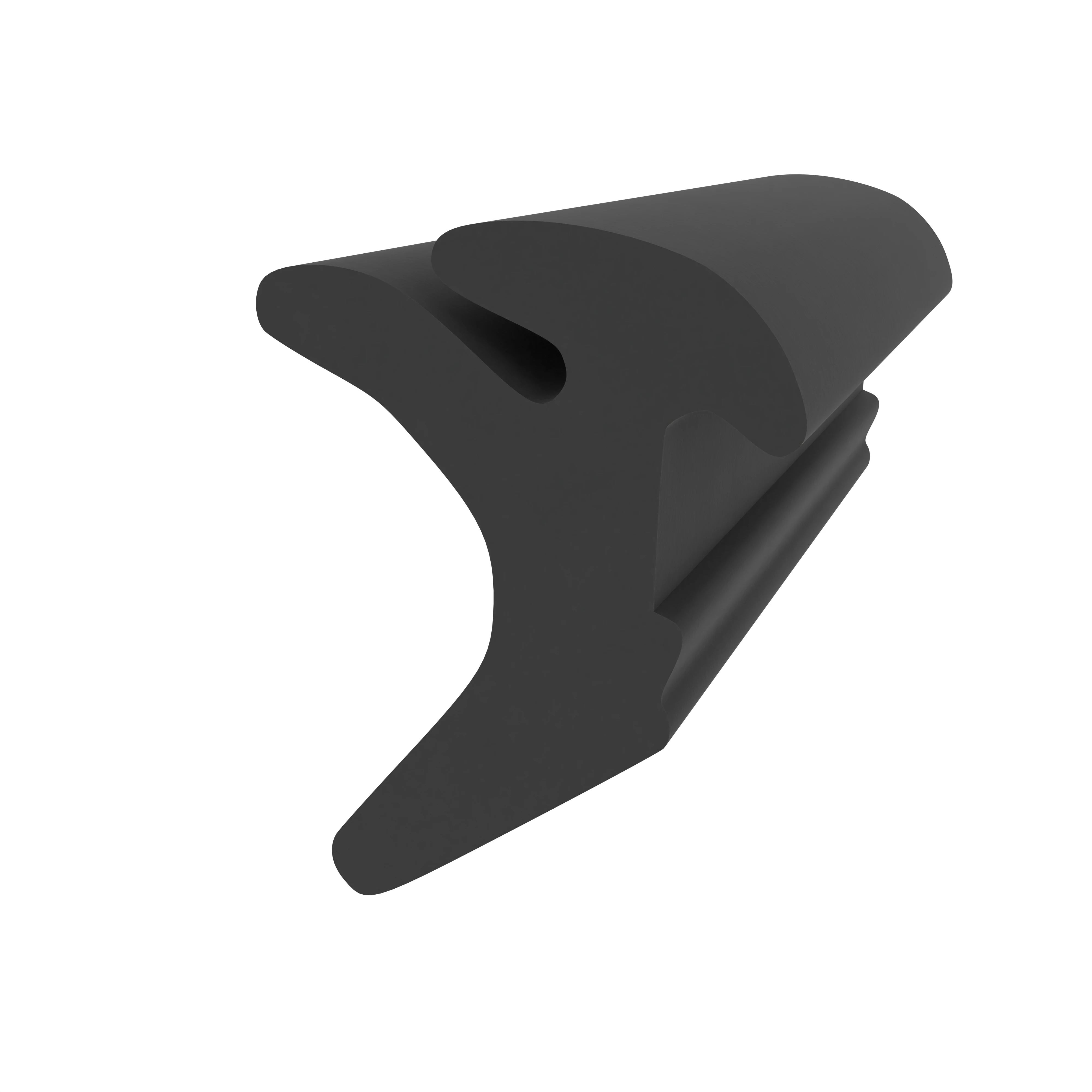 Verglasungsdichtung für Fenster | 10 mm Breite | Farbe: schwarz