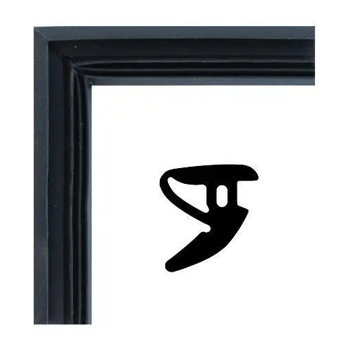 Dichtungsecke für Verglasungsdichtung F3102 | Farbe: schwarz