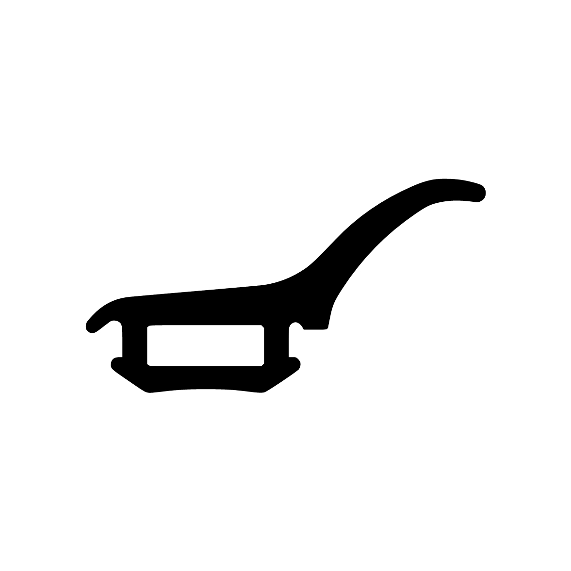 Mitteldichtung für Kunststofffenster | 16 mm Höhe | Farbe: schwarz