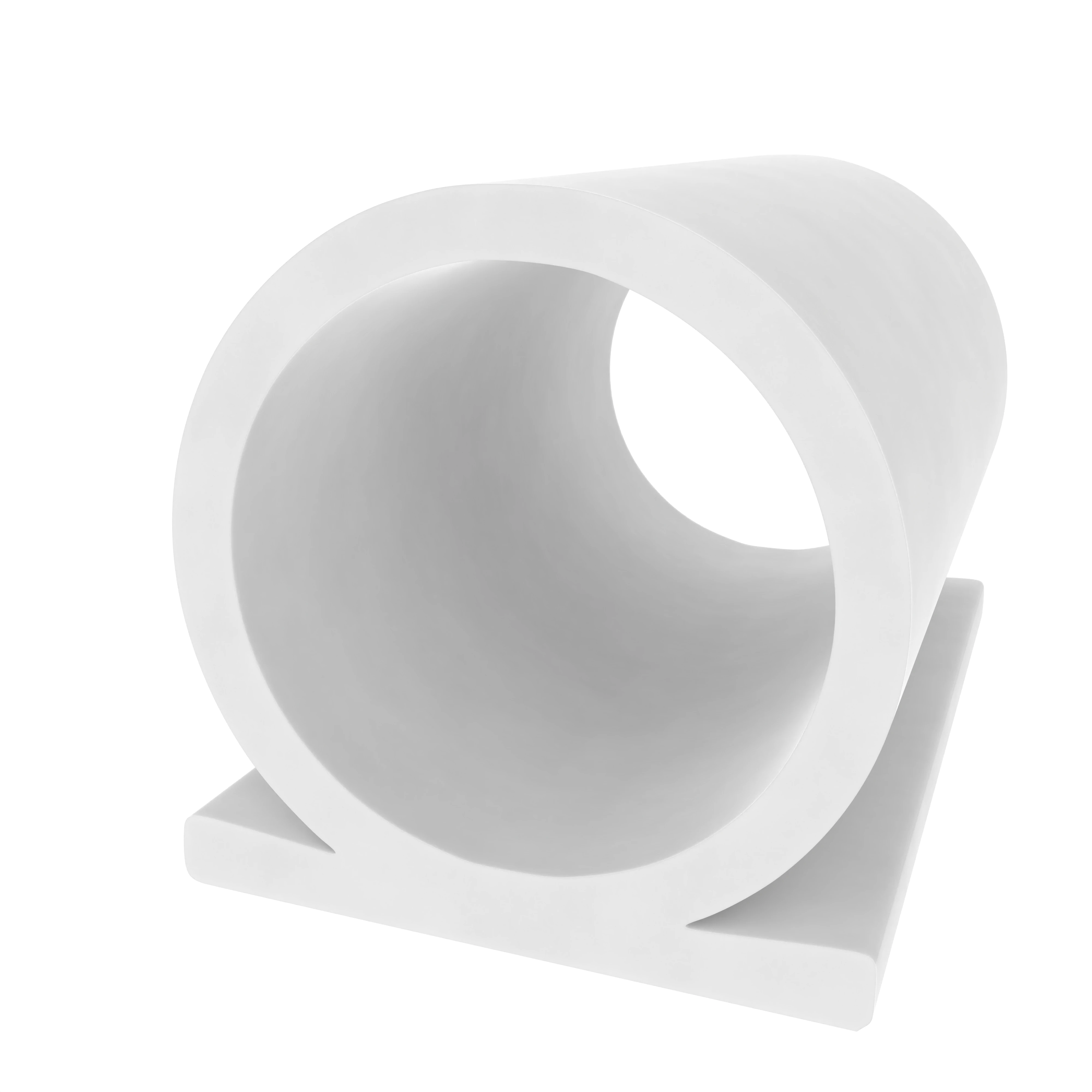 Türdichtung selbstklebend - Klebedichtung mit Omega-Profil | Spaltbreite: 1 – 8 mm | Farbe: weiß